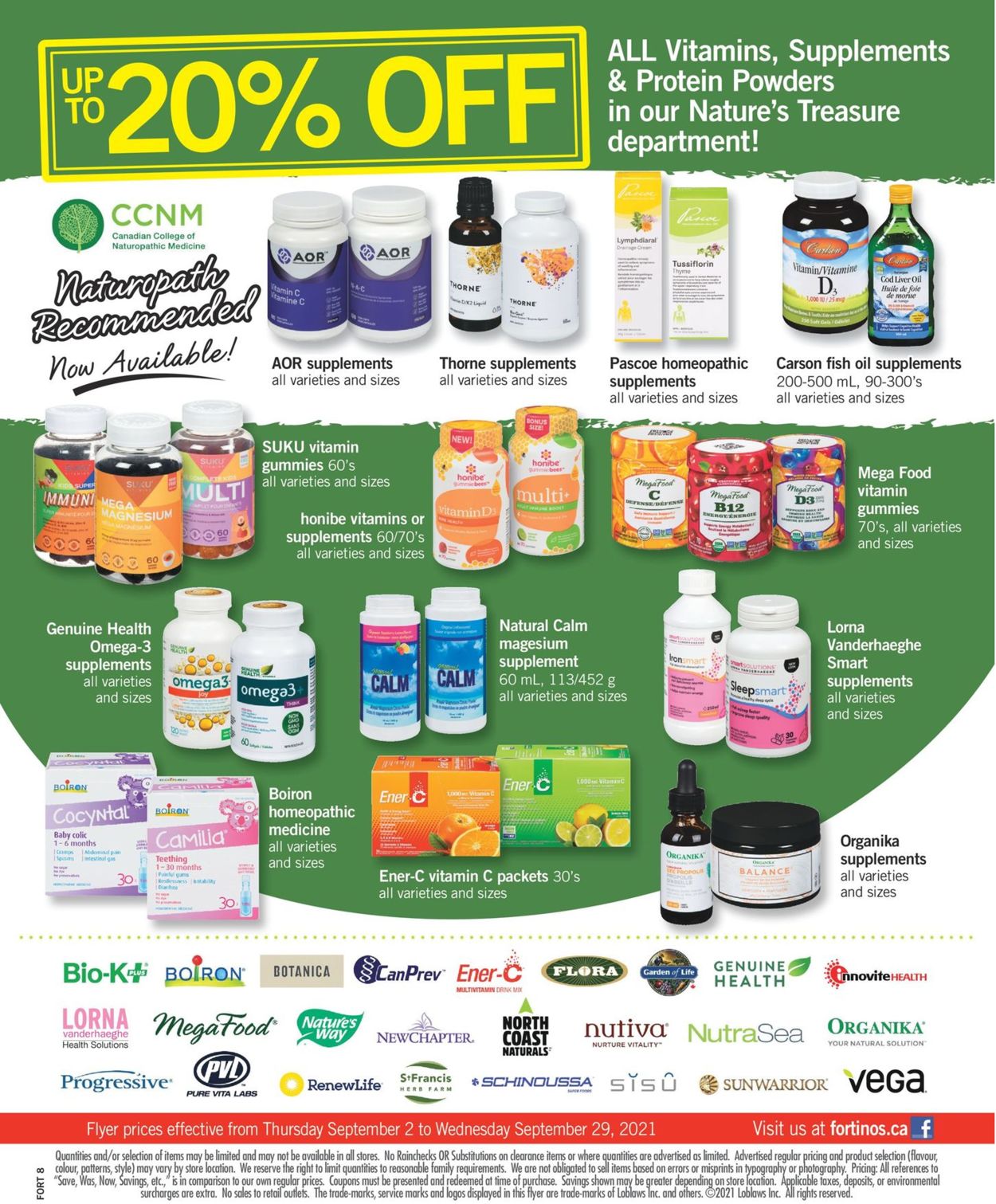 Fortinos Flyer - 09/09-09/15/2021 (Page 21)