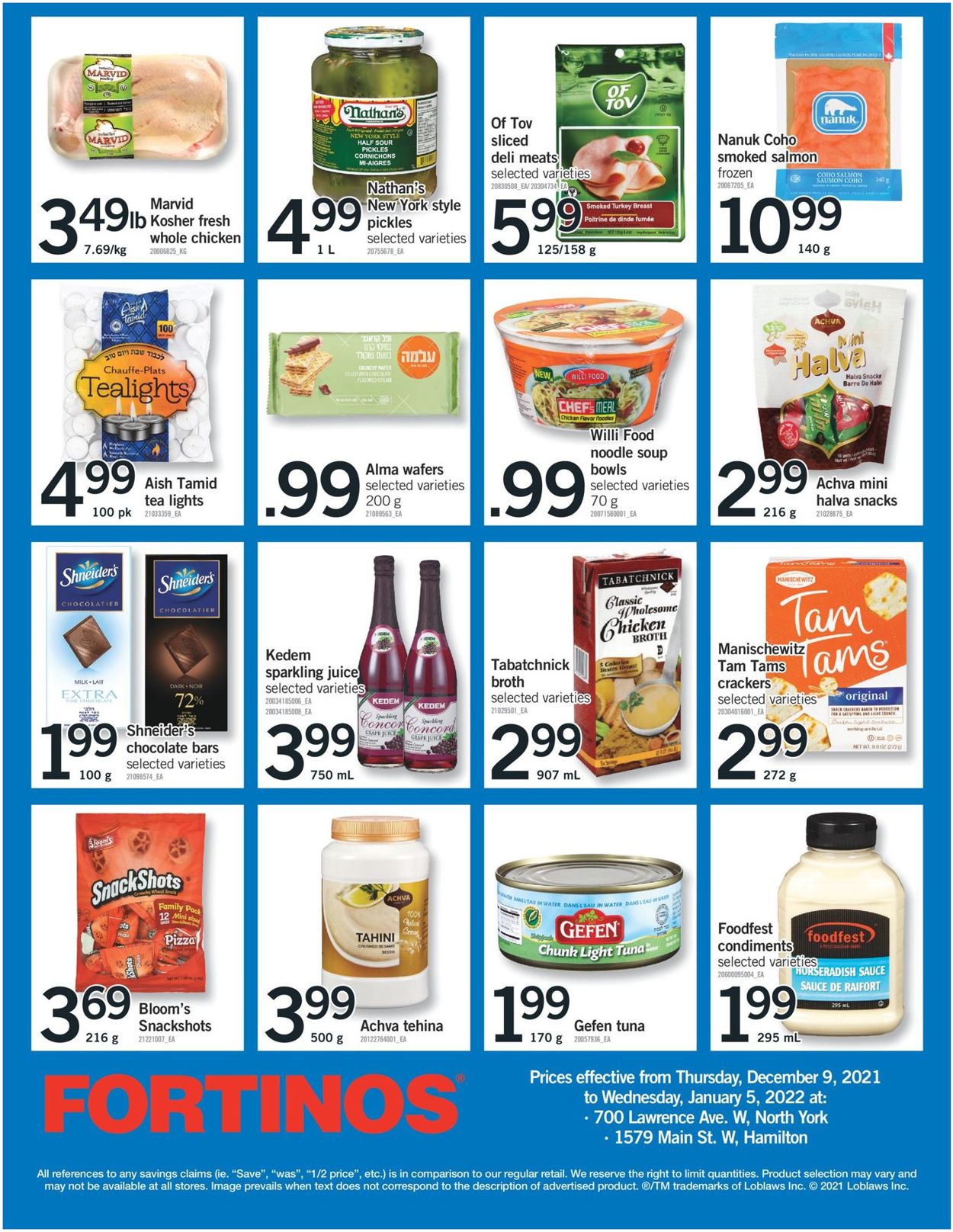 Fortinos CHRISTMAS 2021 Flyer - 12/16-12/24/2021 (Page 39)