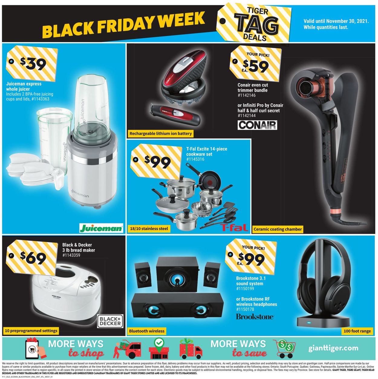 Giant Tiger BLACK FRIDAY 2021 Flyer - 11/24-11/30/2021 (Page 7)