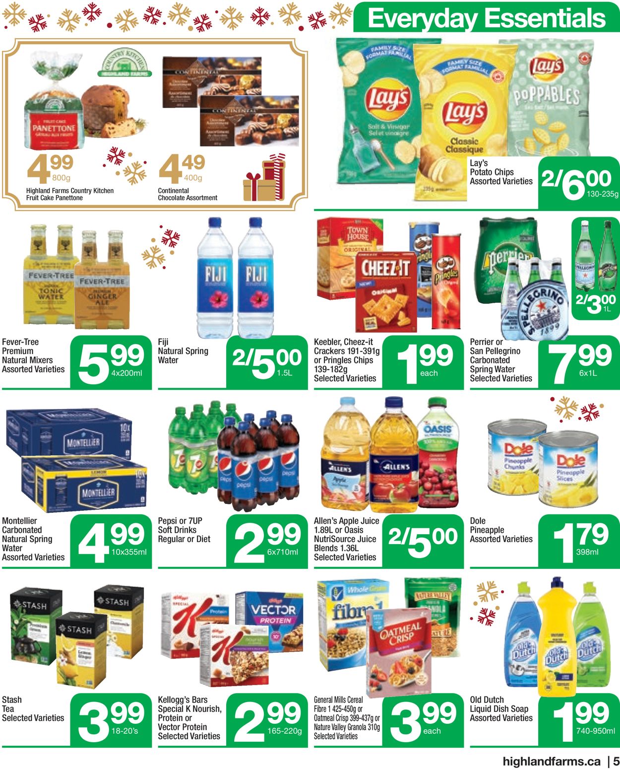 Highland Farms - Holiday 2020 Flyer - 12/10-12/24/2020 (Page 5)