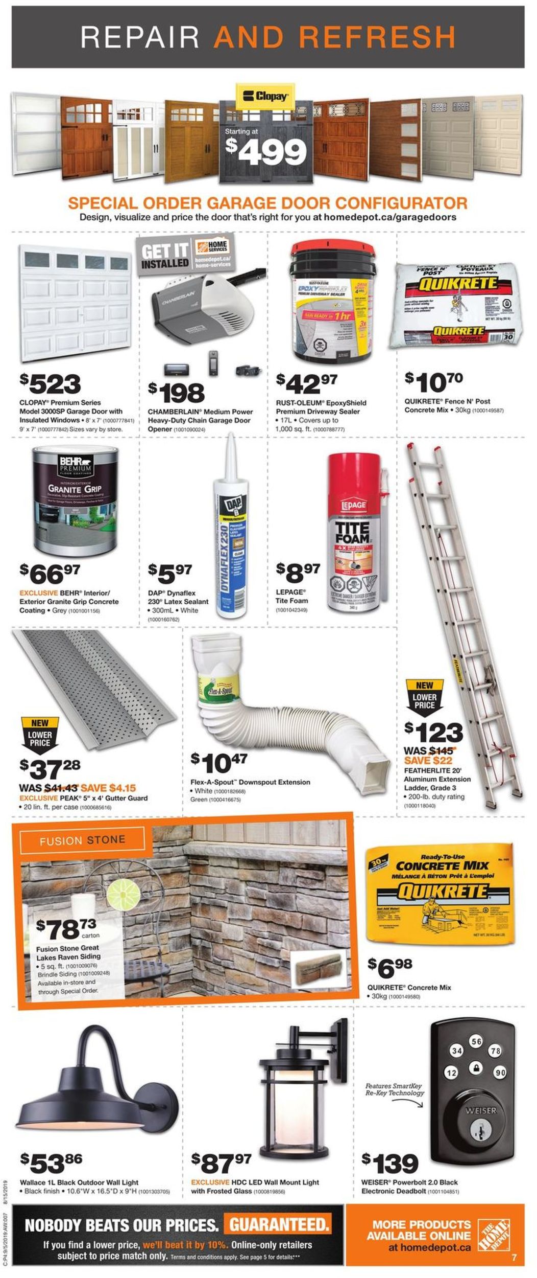 Home Depot Flyer - 09/05-09/11/2019 (Page 8)