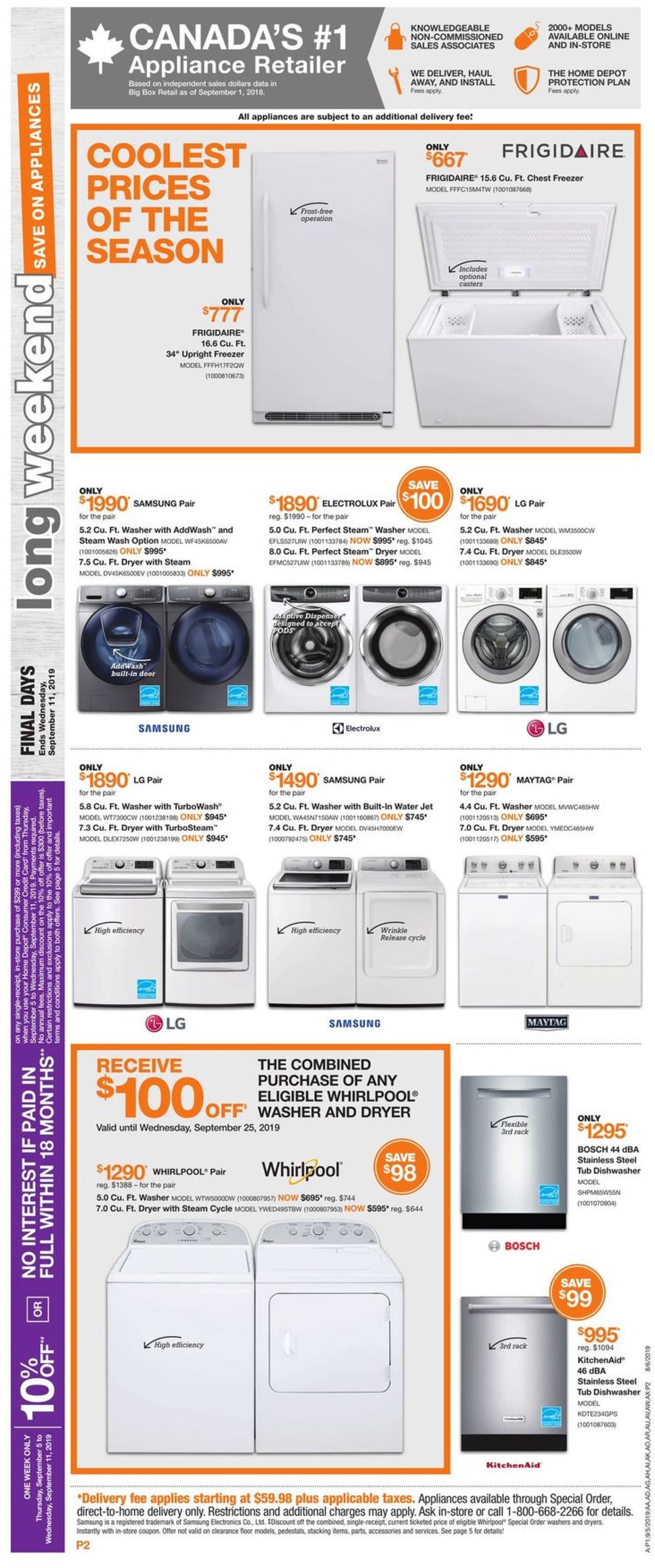 Home Depot Flyer - 09/05-09/11/2019 (Page 13)