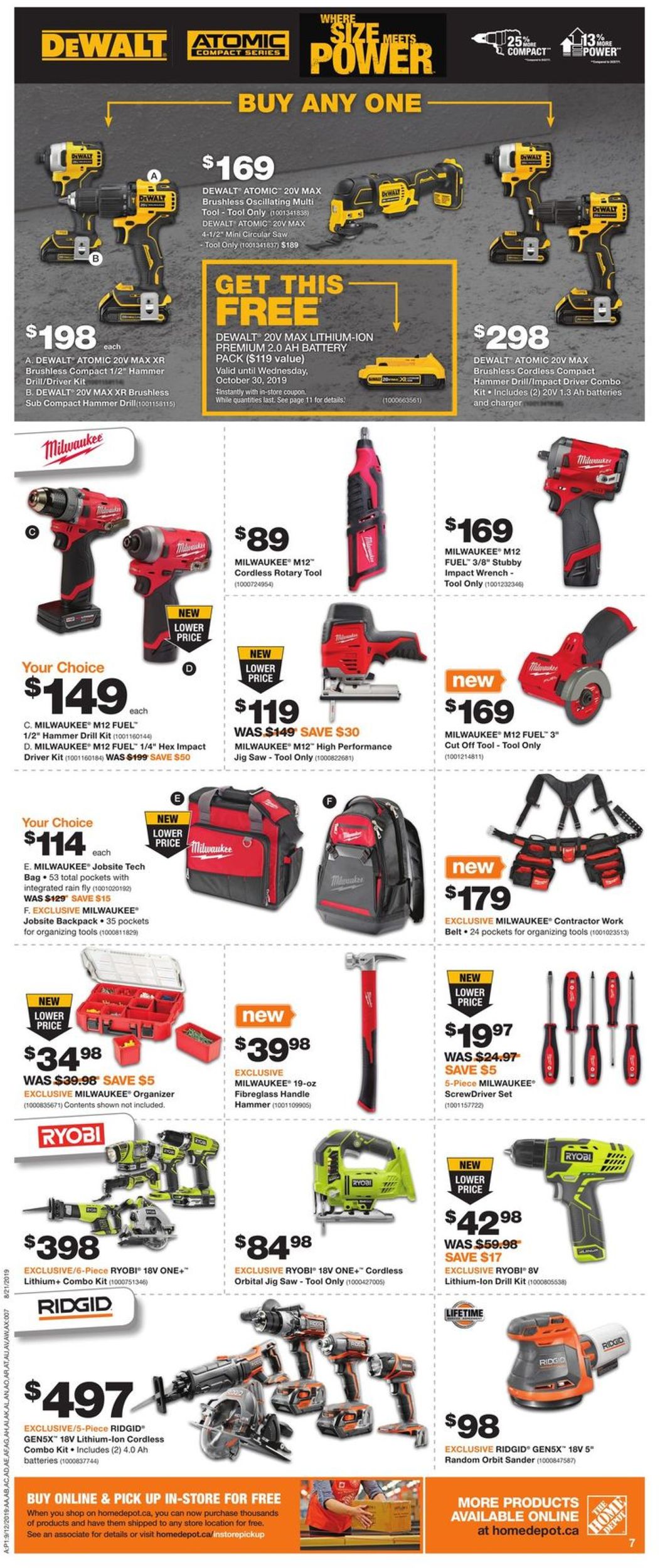 Home Depot Flyer - 09/12-09/18/2019 (Page 8)