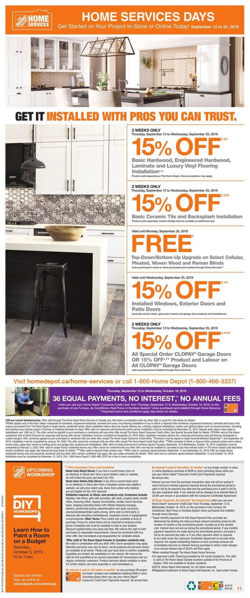 Home Depot Flyer - 09/12-09/18/2019 (Page 13)