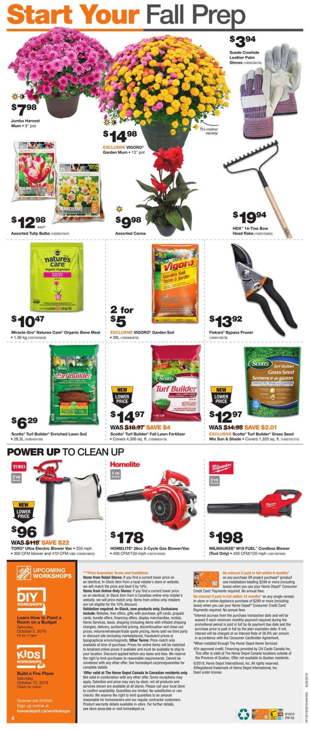 Home Depot Flyer - 09/19-09/25/2019 (Page 4)
