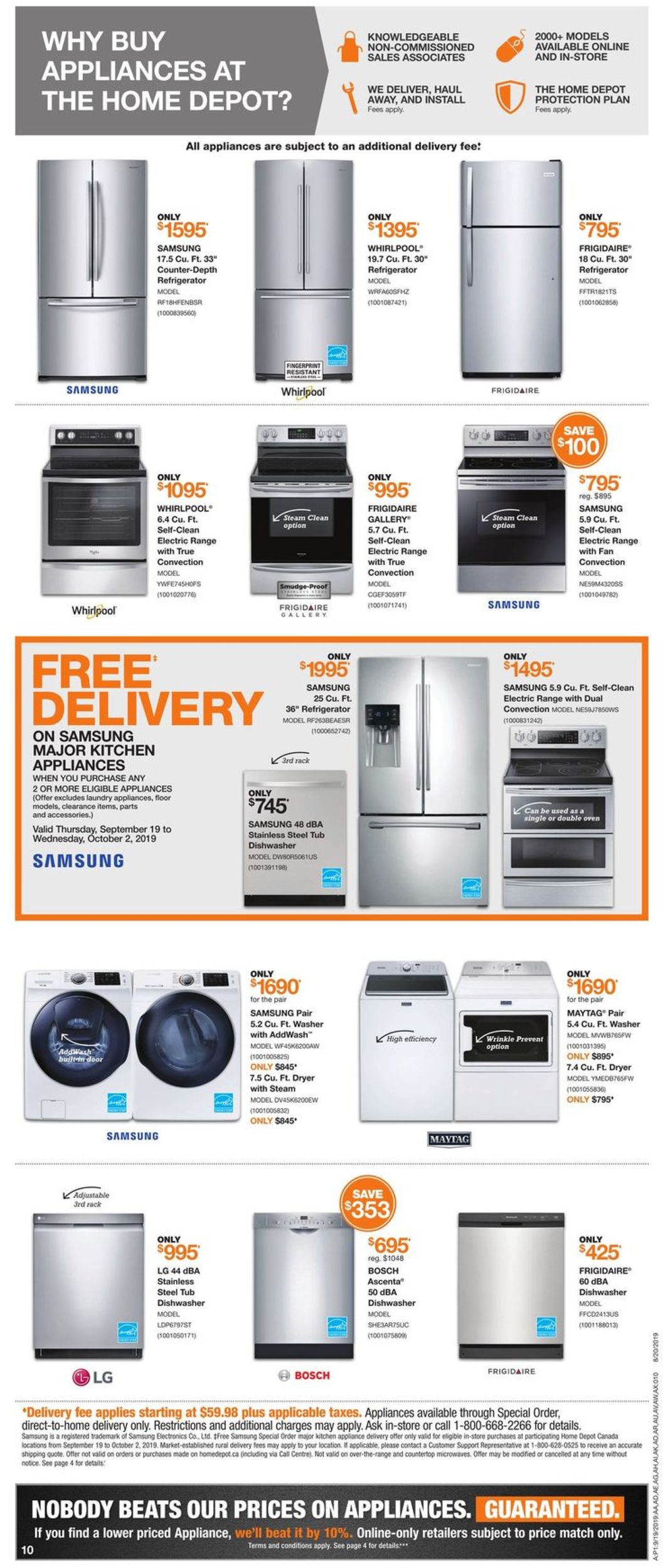 Home Depot Flyer - 09/19-09/25/2019 (Page 10)