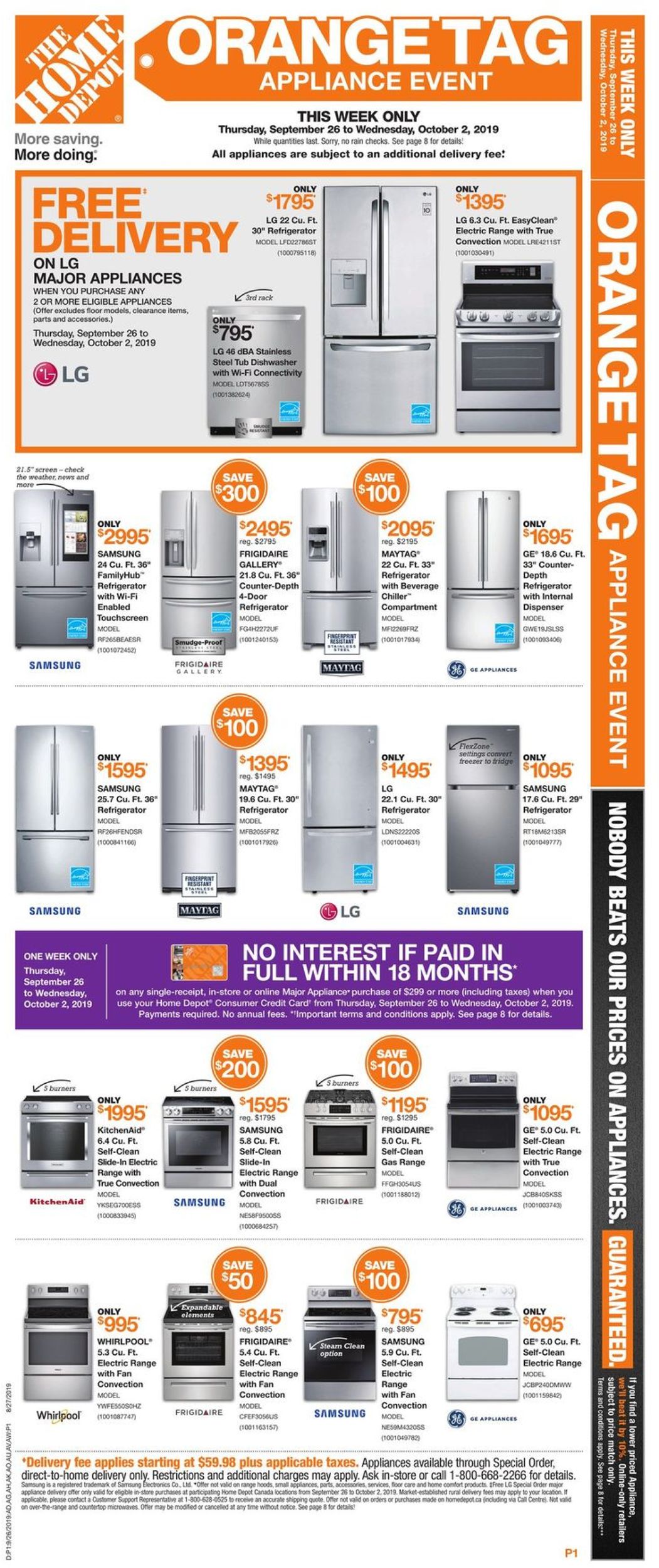 Home Depot Flyer - 09/26-10/02/2019 (Page 11)