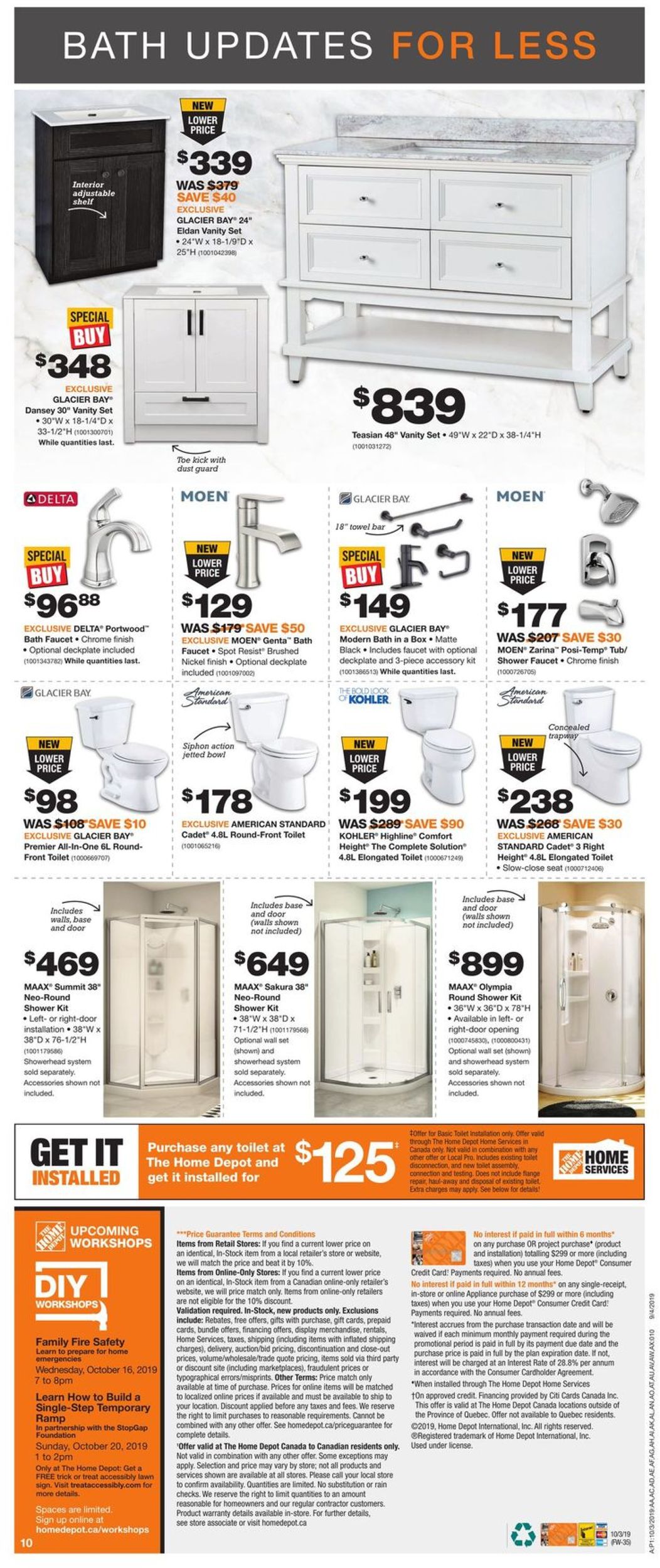 Home Depot Flyer - 10/03-10/09/2019 (Page 12)