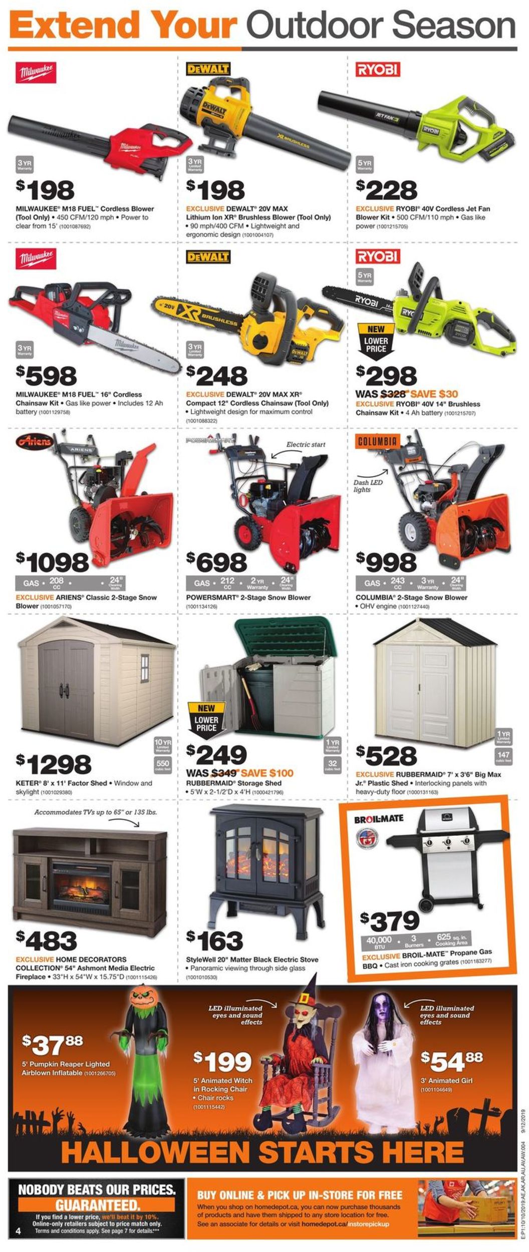 Home Depot Flyer - 10/10-10/16/2019 (Page 7)