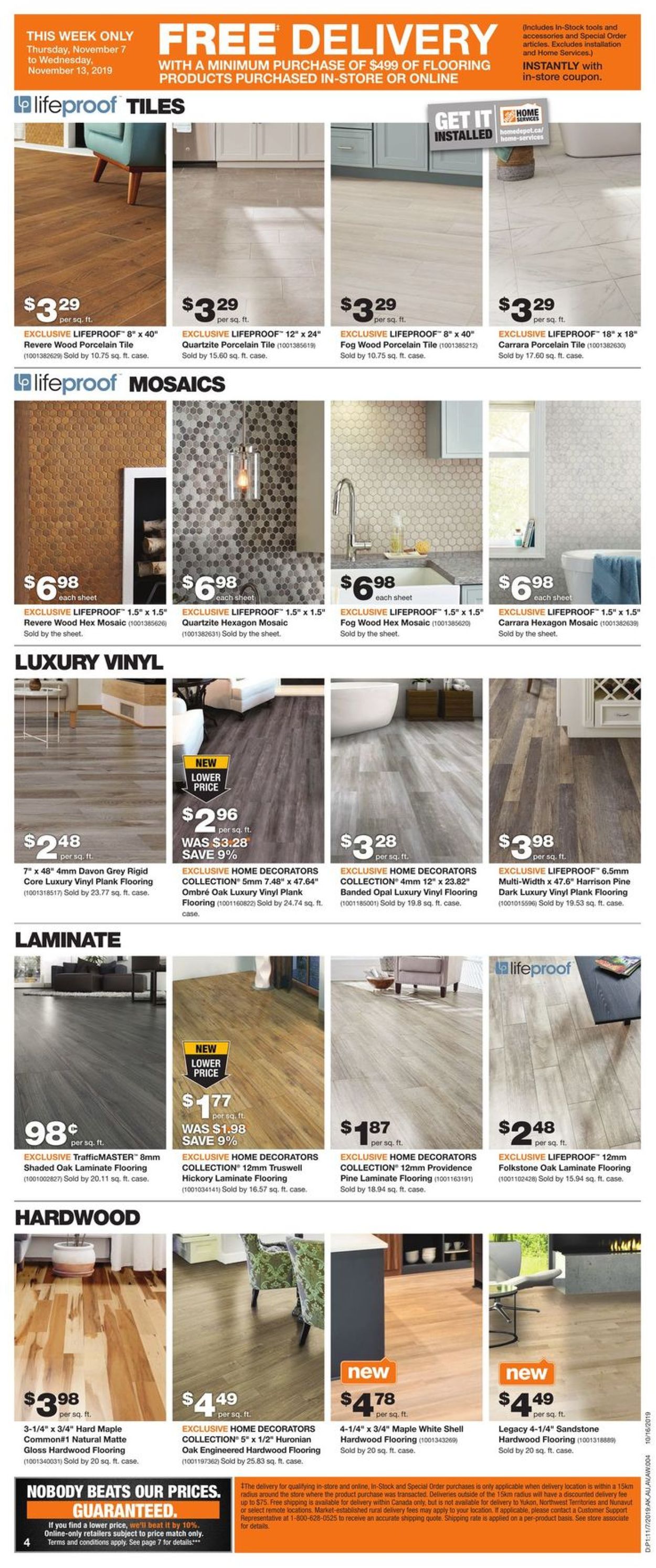 Home Depot Flyer - 11/07-11/13/2019 (Page 7)