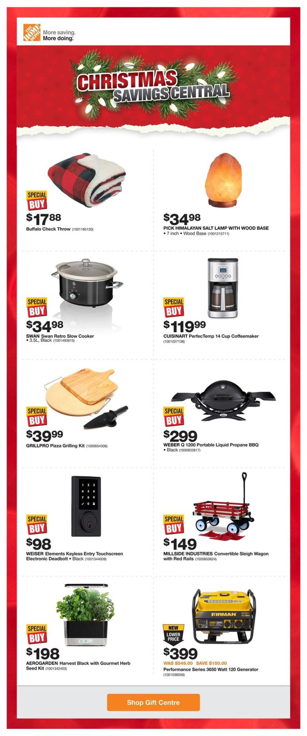 Home Depot - PRE BLACK FRIDAY 2019 & Christmas Savings Flyer Flyer - 11/14-11/20/2019 (Page 6)
