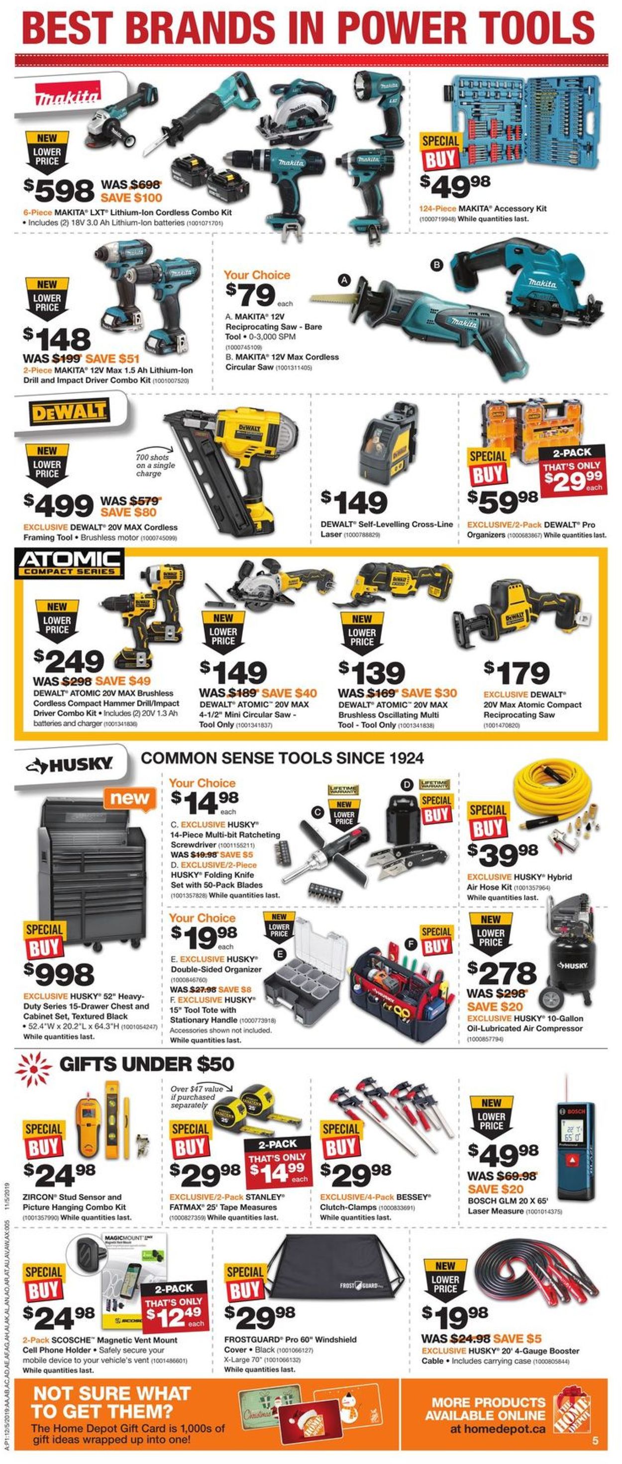 Home Depot - Christmas 2019 Flyer Flyer - 12/05-12/11/2019 (Page 5)