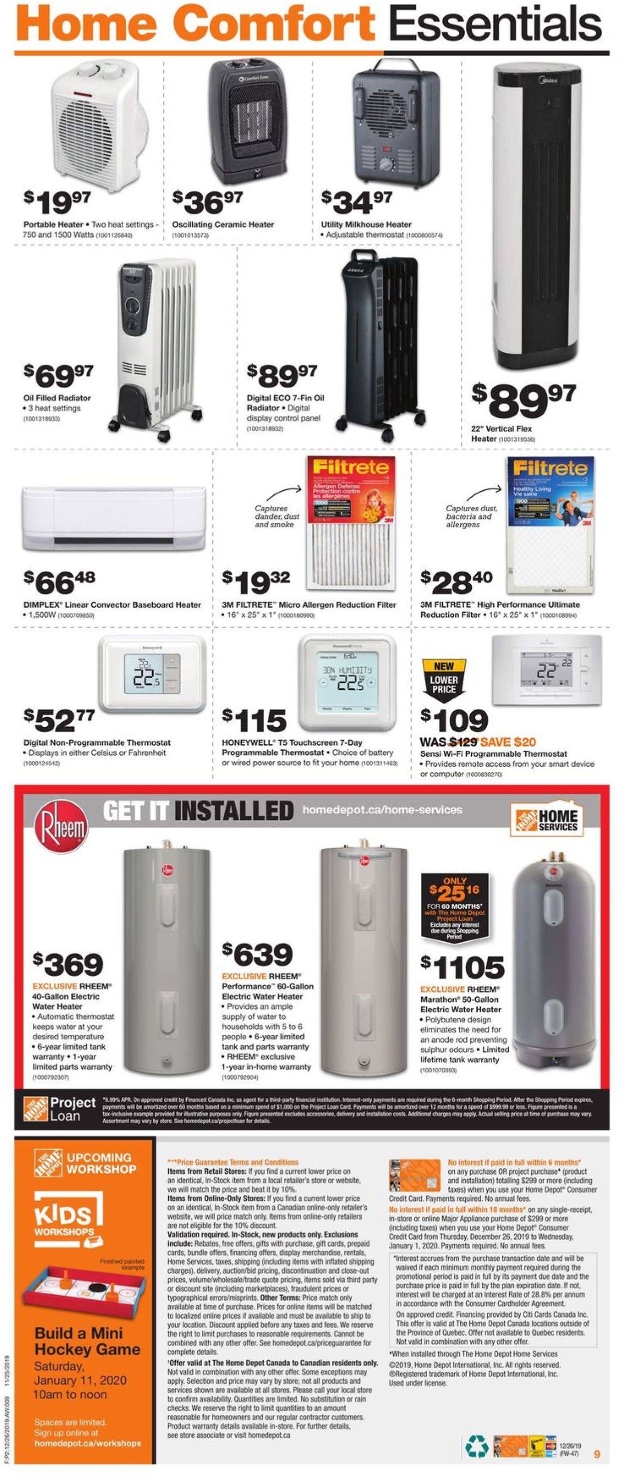Home Depot - Boxing Week SALE Flyer - 12/26-01/01/2020 (Page 11)