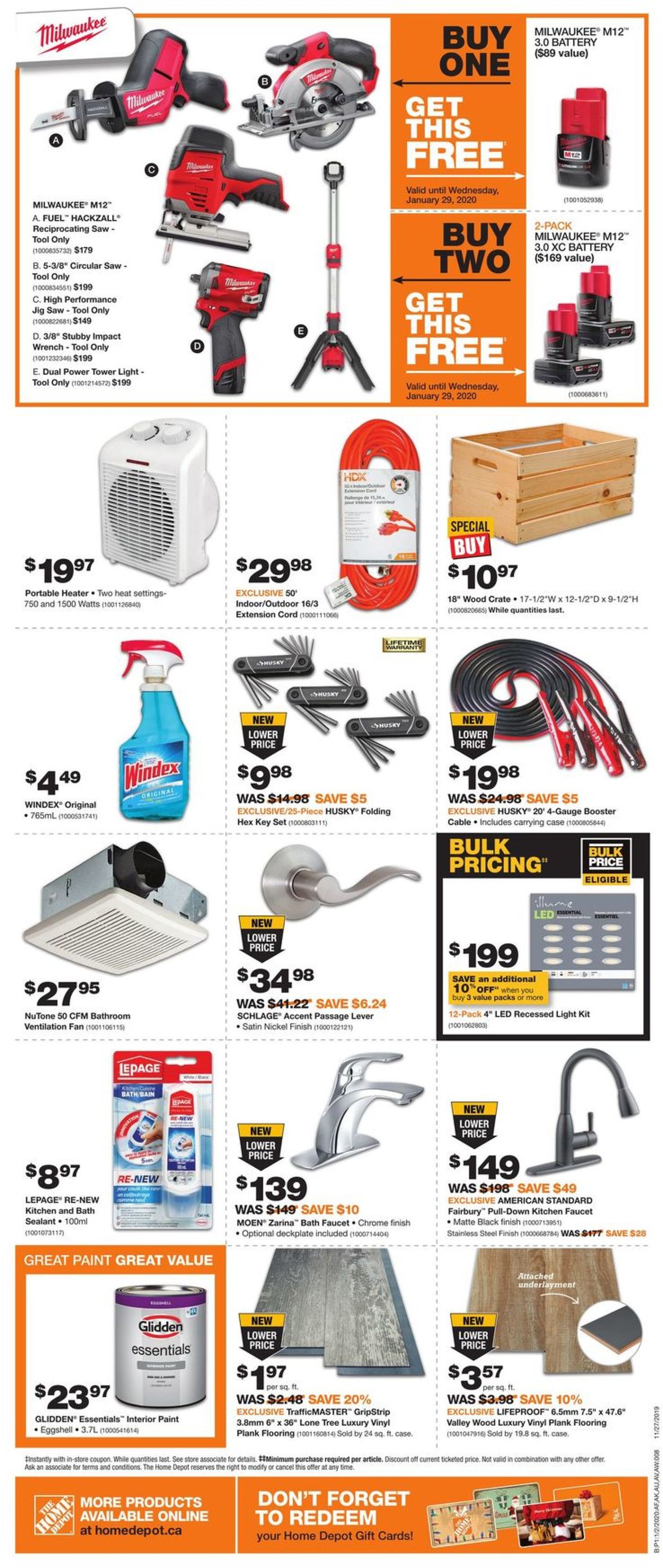 Home Depot Flyer - 01/02-01/08/2020 (Page 2)