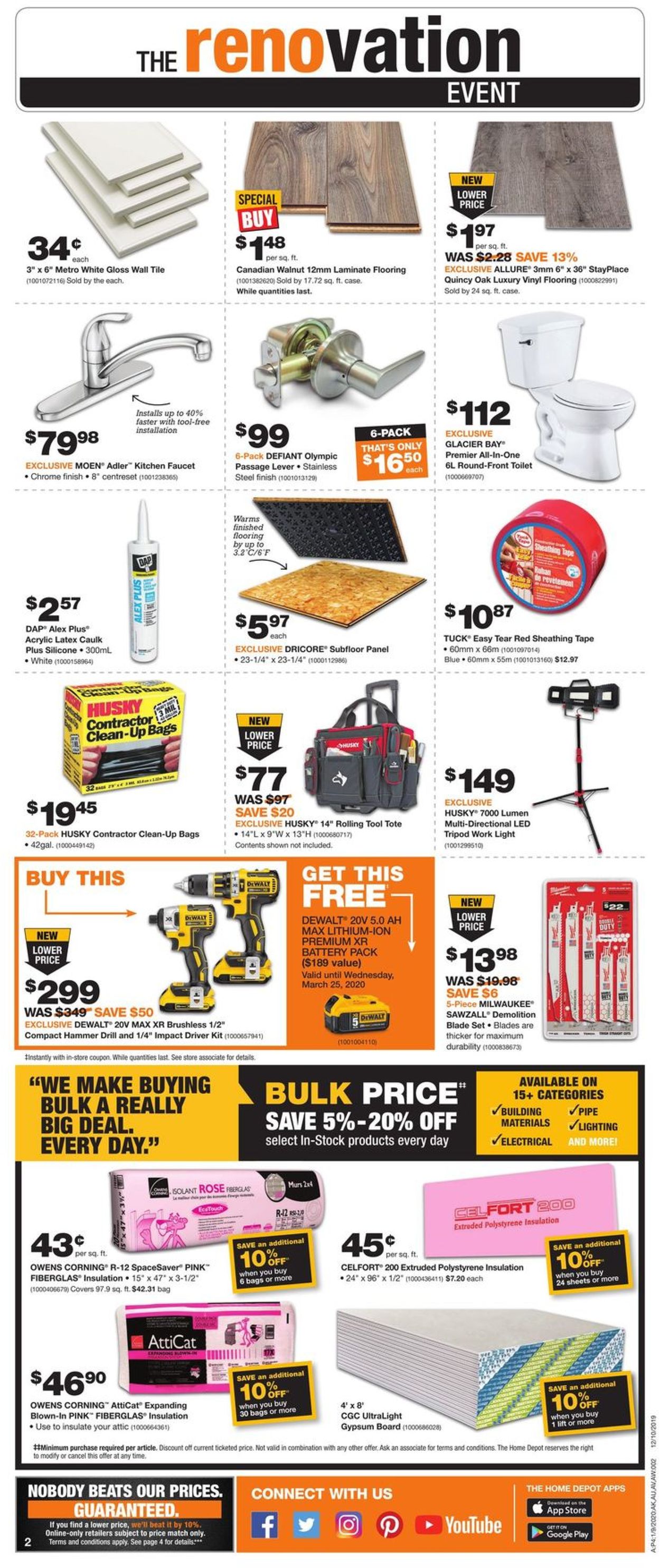 Home Depot Flyer - 01/09-01/15/2020 (Page 2)