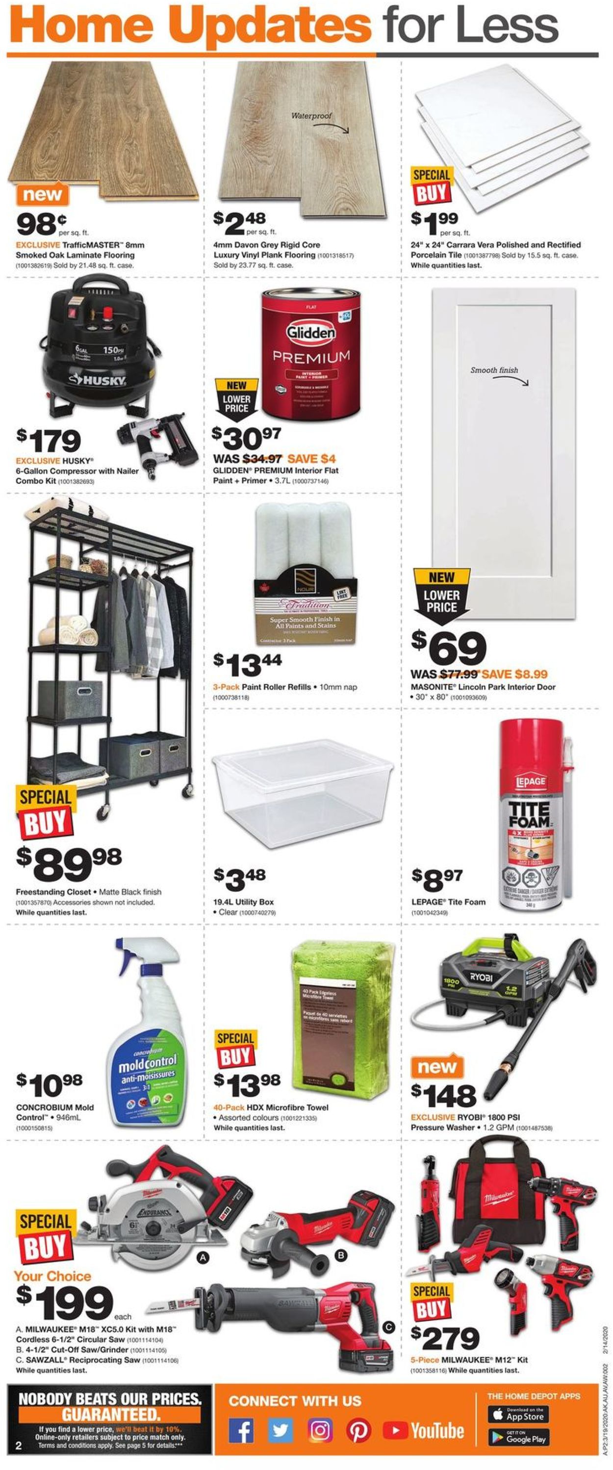 Home Depot Flyer - 03/19-03/25/2020 (Page 2)