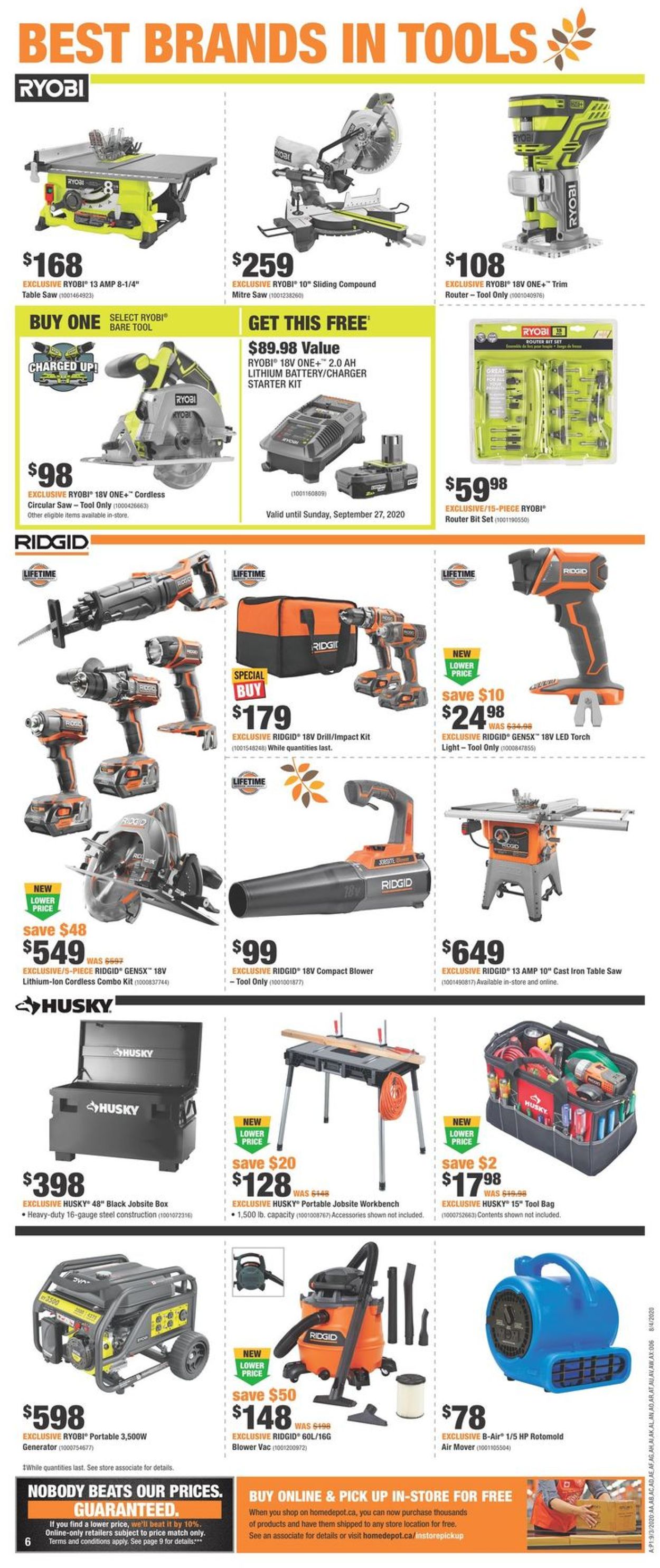 Home Depot Flyer - 09/03-09/09/2020 (Page 9)