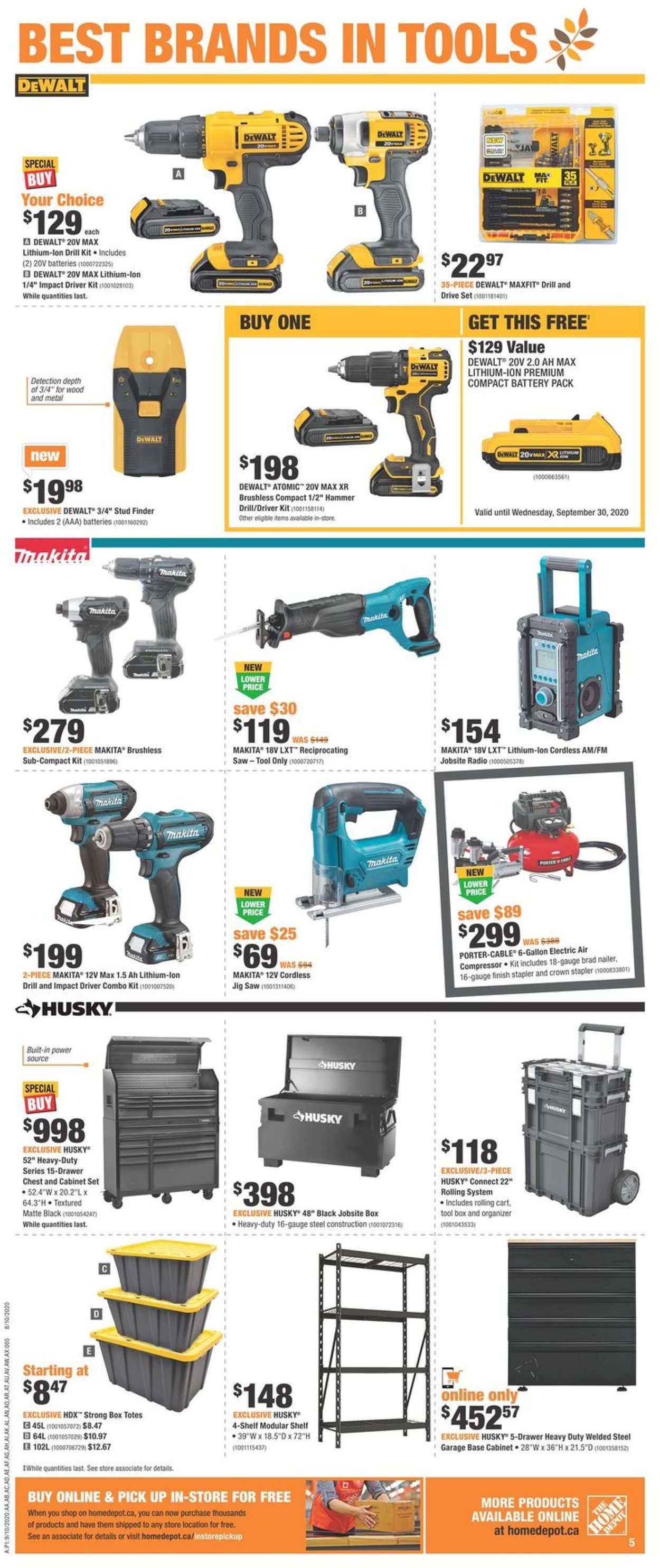 Home Depot Flyer - 09/10-09/16/2020 (Page 7)