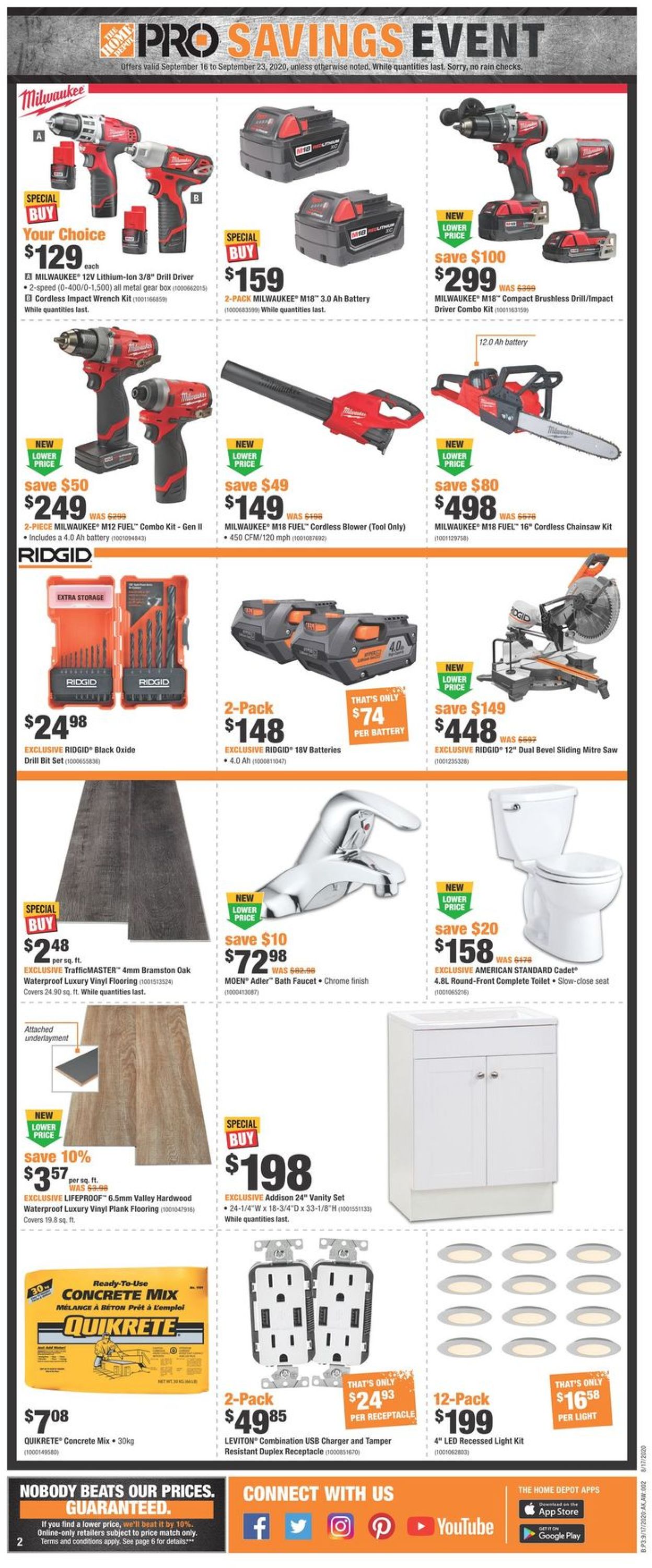 Home Depot Flyer - 09/17-09/23/2020 (Page 2)
