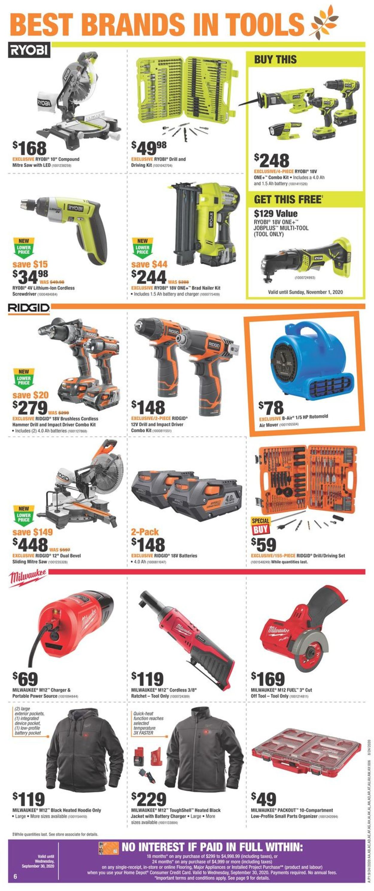 Home Depot Flyer - 09/24-09/30/2020 (Page 8)