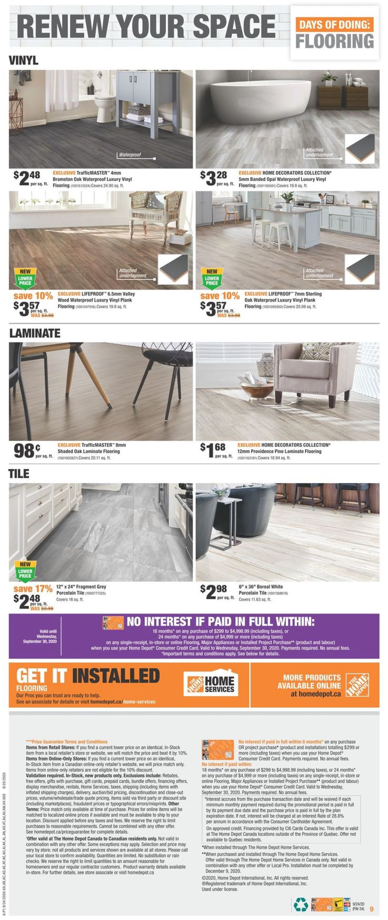 Home Depot Flyer - 09/24-09/30/2020 (Page 11)