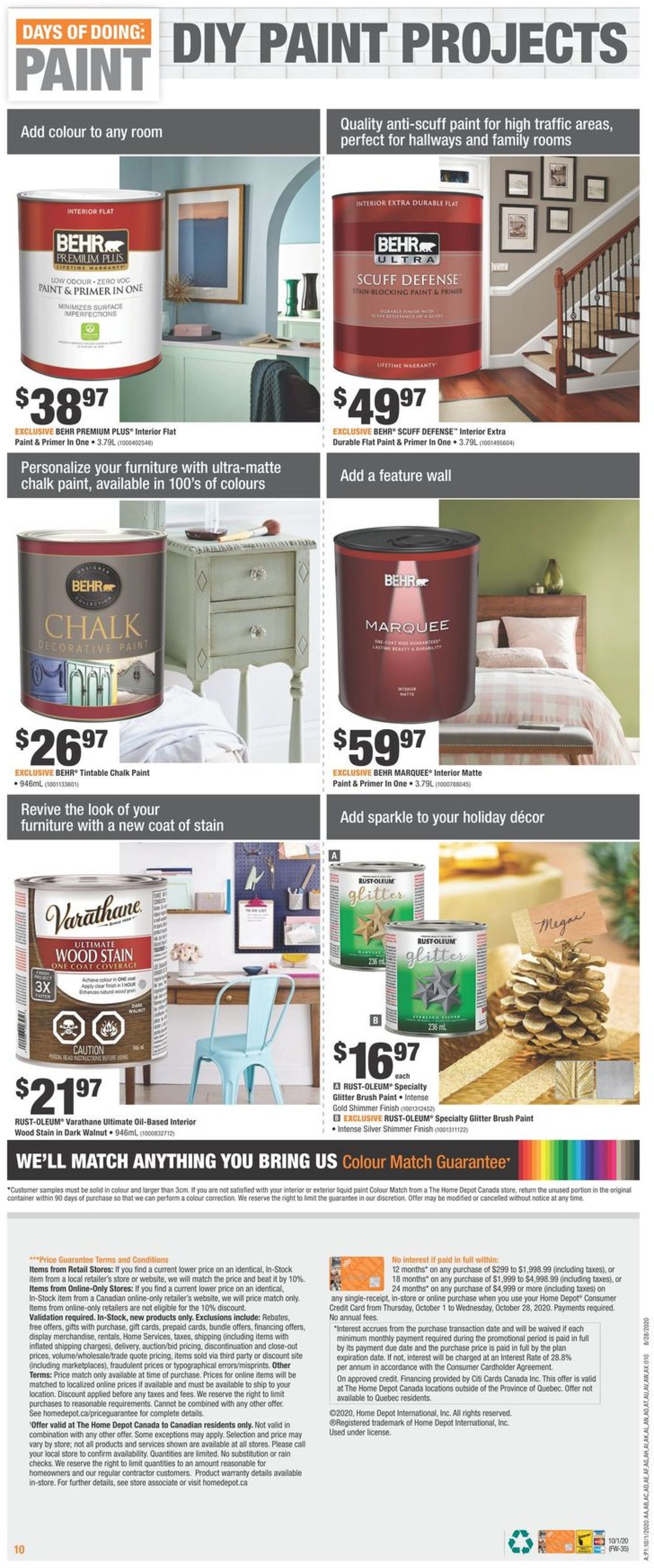 Home Depot Flyer - 10/01-10/07/2020 (Page 12)