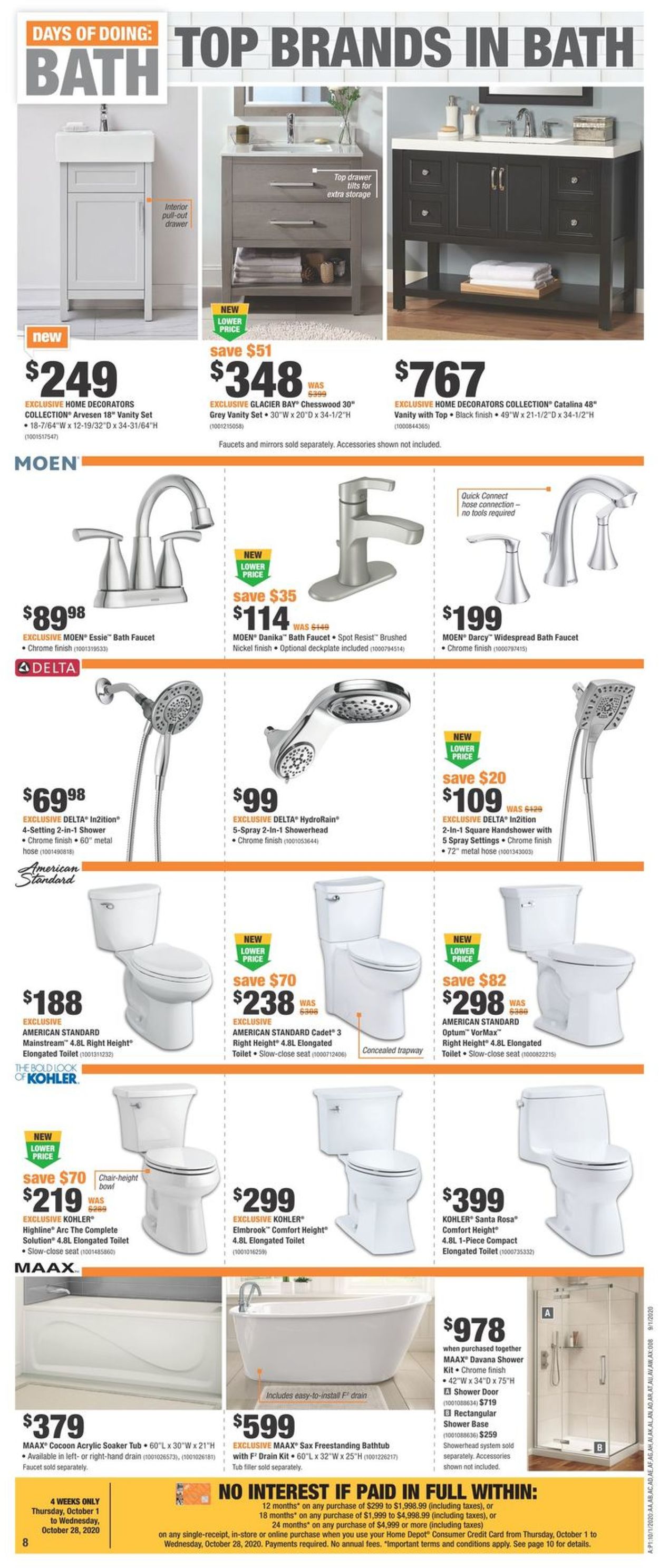 Home Depot Flyer - 10/01-10/28/2020 (Page 10)