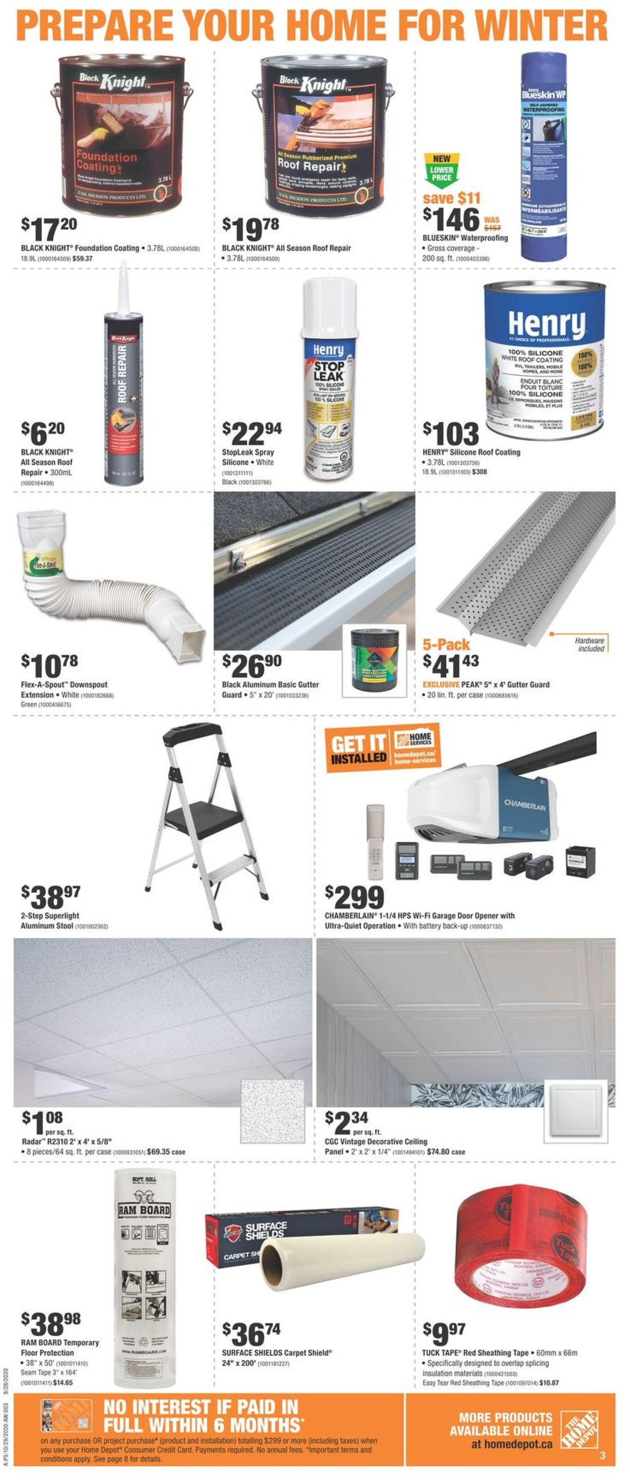 Home Depot Flyer - 10/29-11/04/2020 (Page 3)