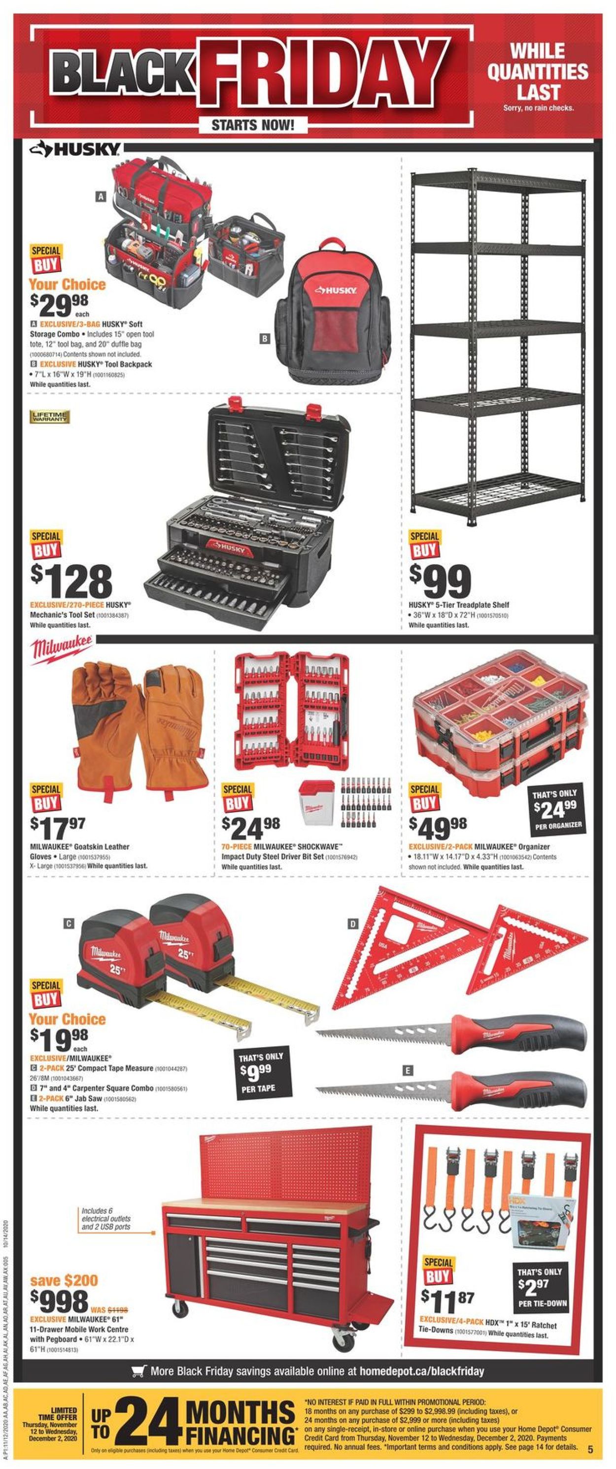Home Depot - Black Friday 2020 Flyer - 11/12-11/18/2020 (Page 6)