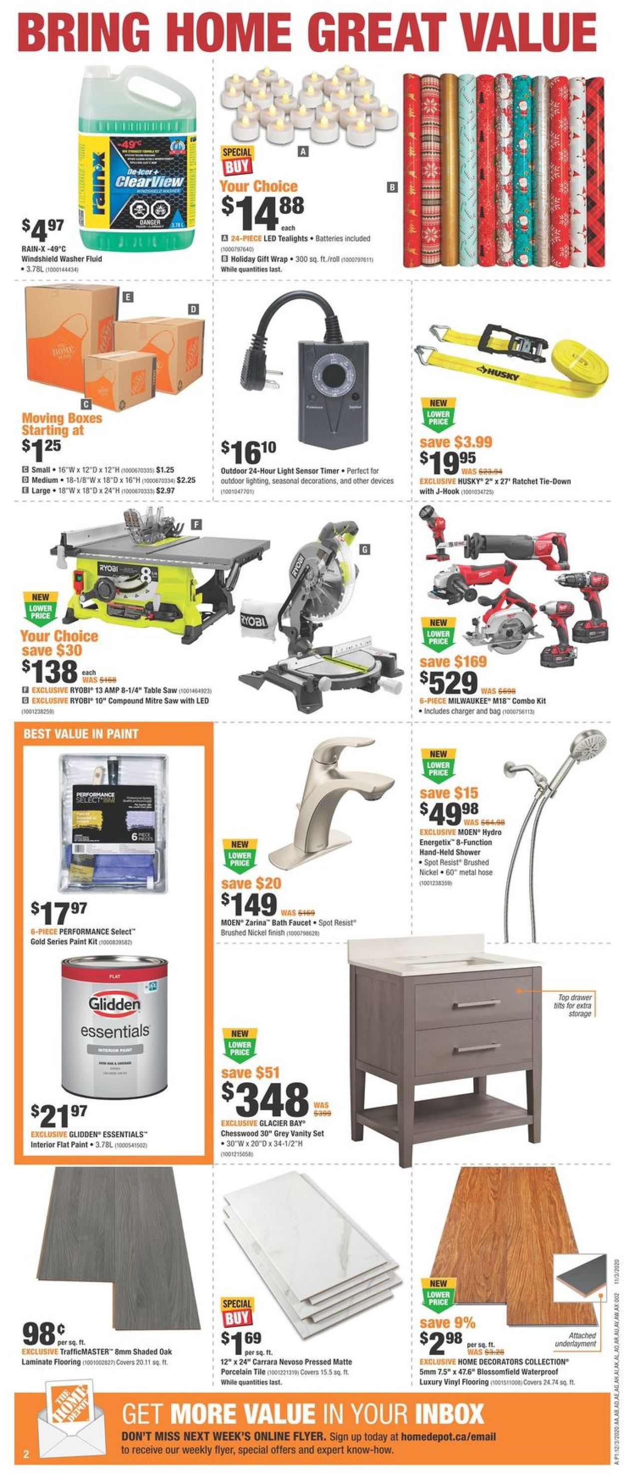 Home Depot - Holiday 2020 Flyer - 12/03-12/09/2020 (Page 2)