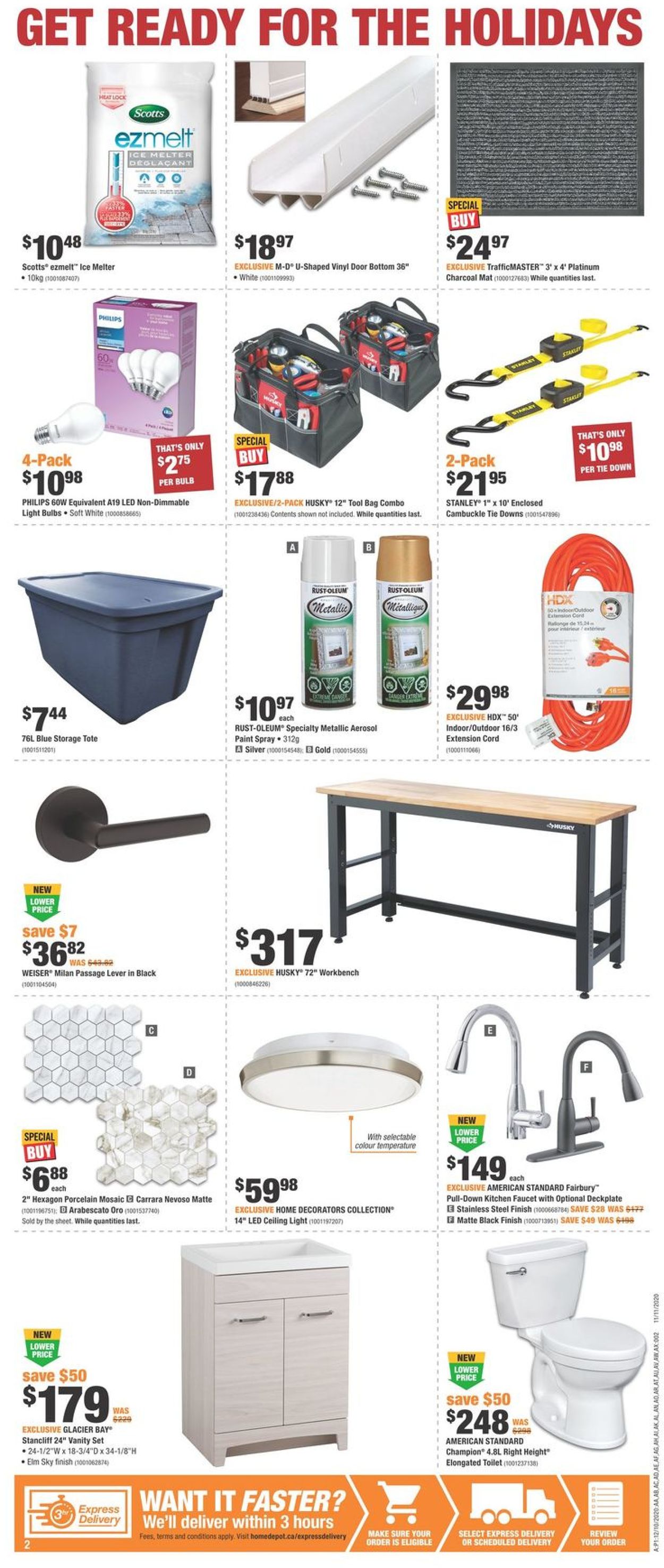 Home Depot - Holiday 2020 Flyer - 12/10-12/16/2020 (Page 2)