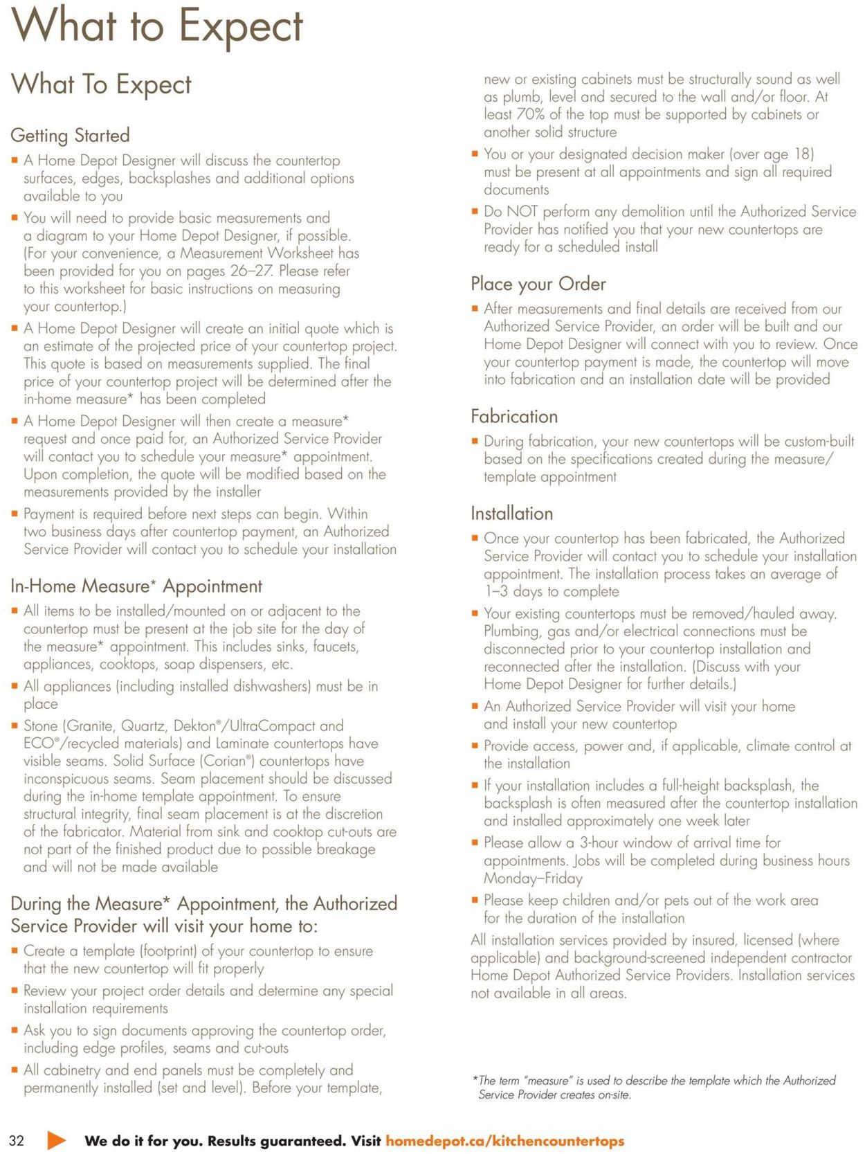 Home Depot Buying Guide 2021 Flyer - 01/01-12/31/2021 (Page 32)
