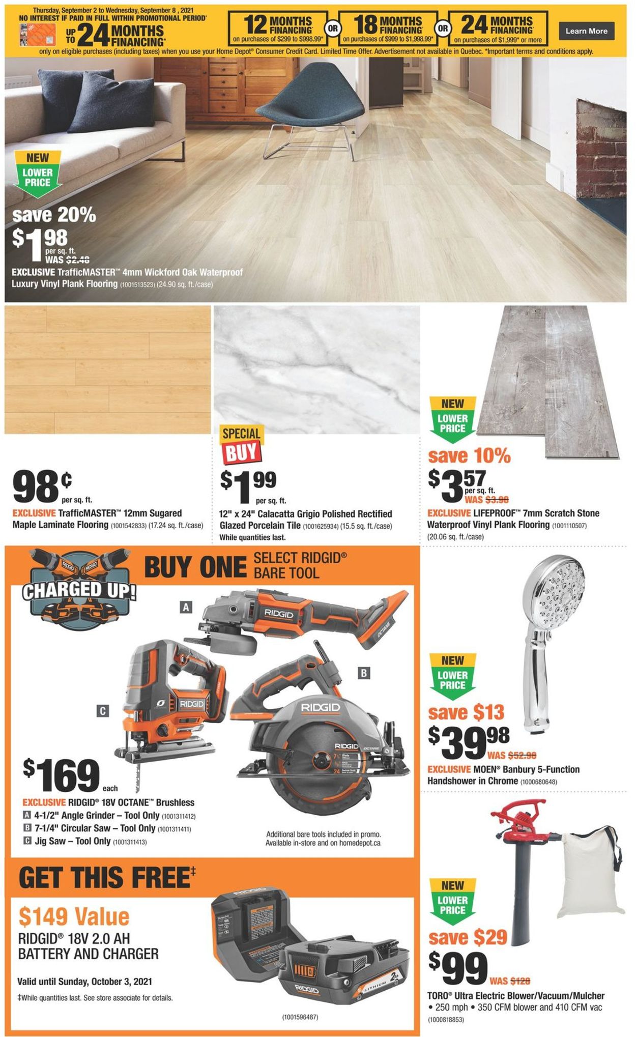 Home Depot Flyer - 09/02-09/08/2021 (Page 2)