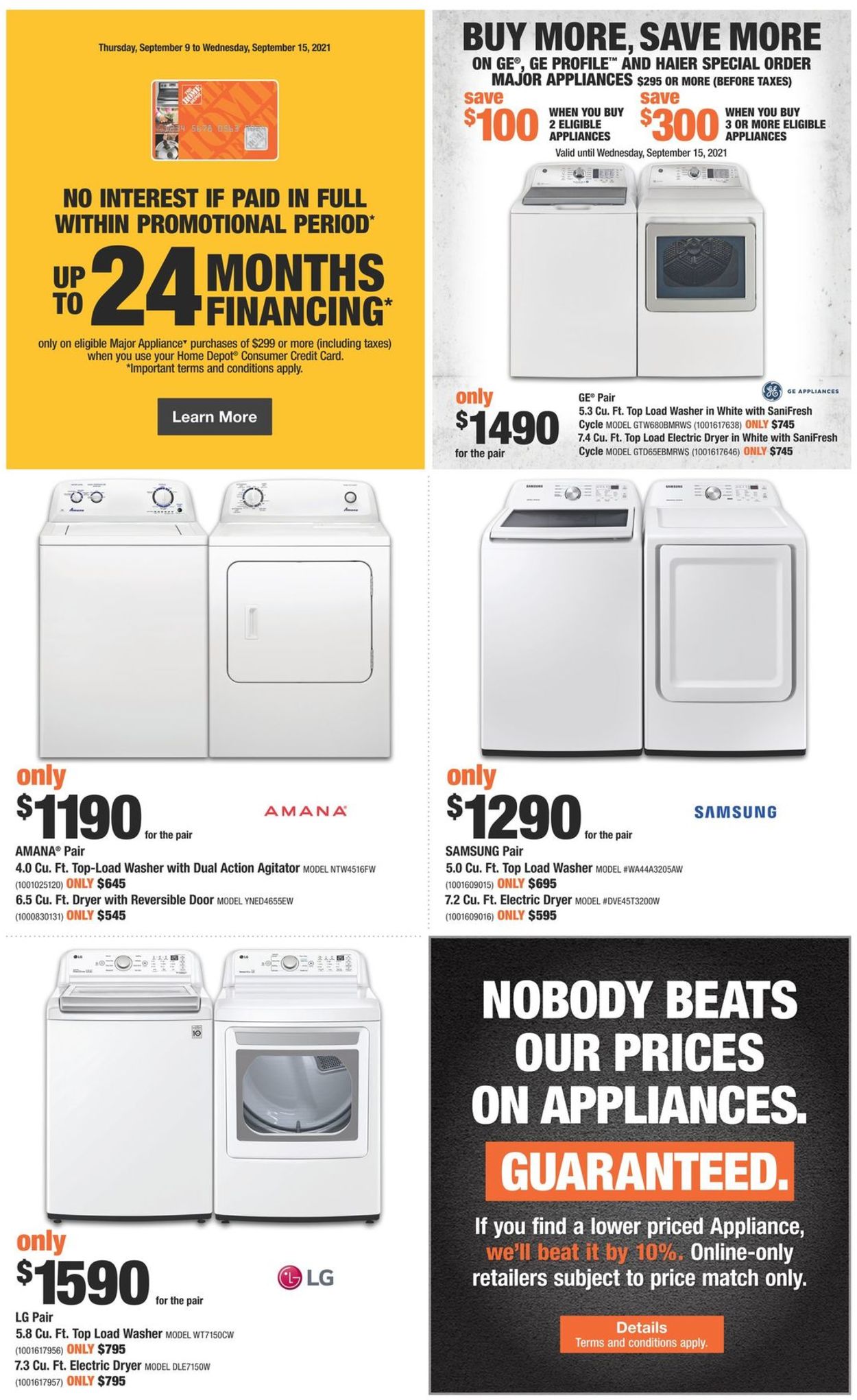 Home Depot Flyer - 09/09-09/15/2021 (Page 10)