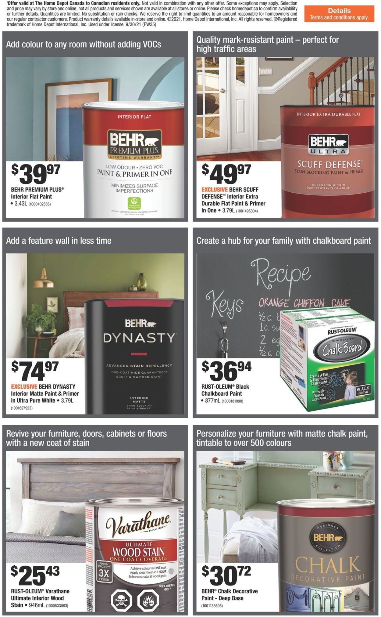 Home Depot Flyer - 09/30-10/06/2021 (Page 29)