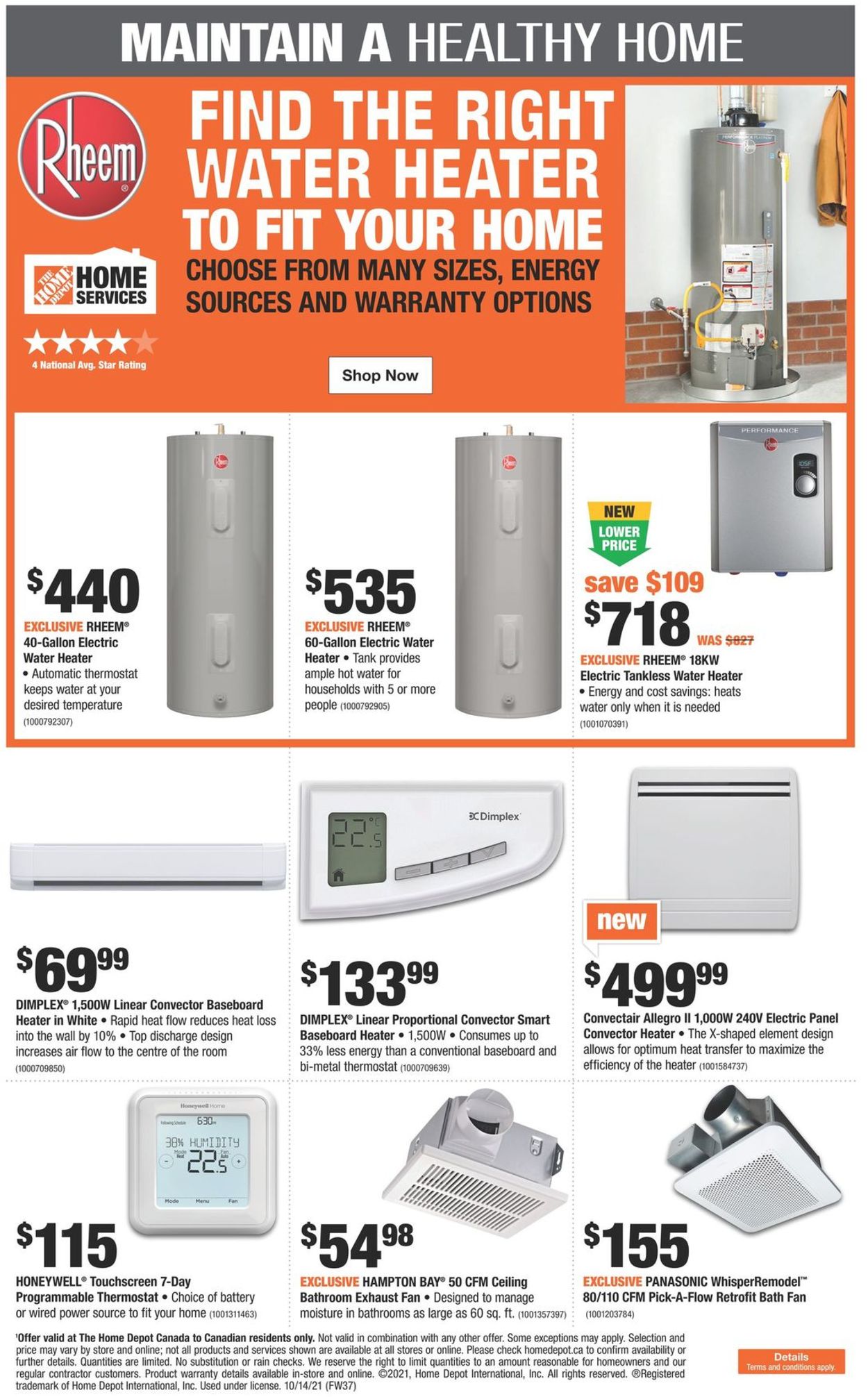 Home Depot Flyer - 10/14-10/20/2021 (Page 28)