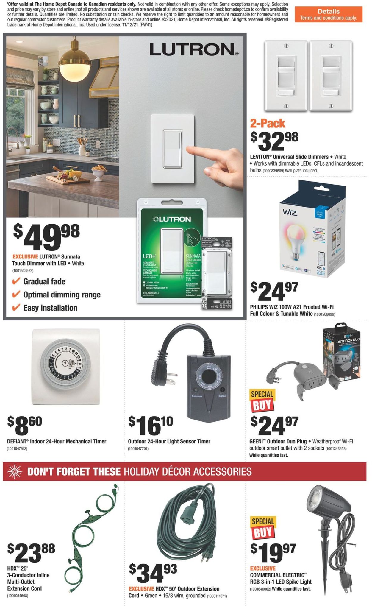 Home Depot Flyer - 11/12-11/17/2021 (Page 16)