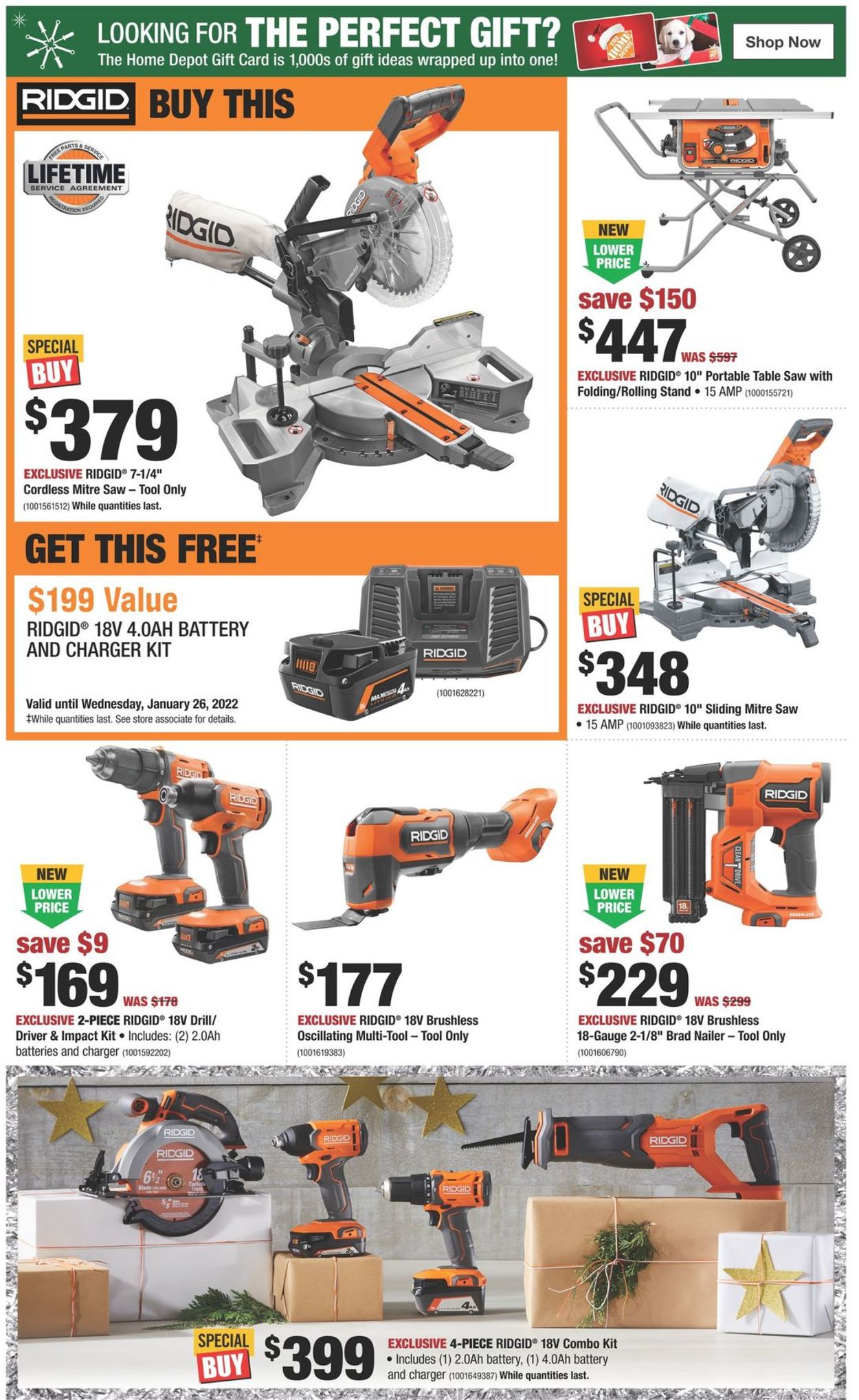 Home Depot HOLIDAYS 2021 Flyer - 11/18-12/22/2021 (Page 4)