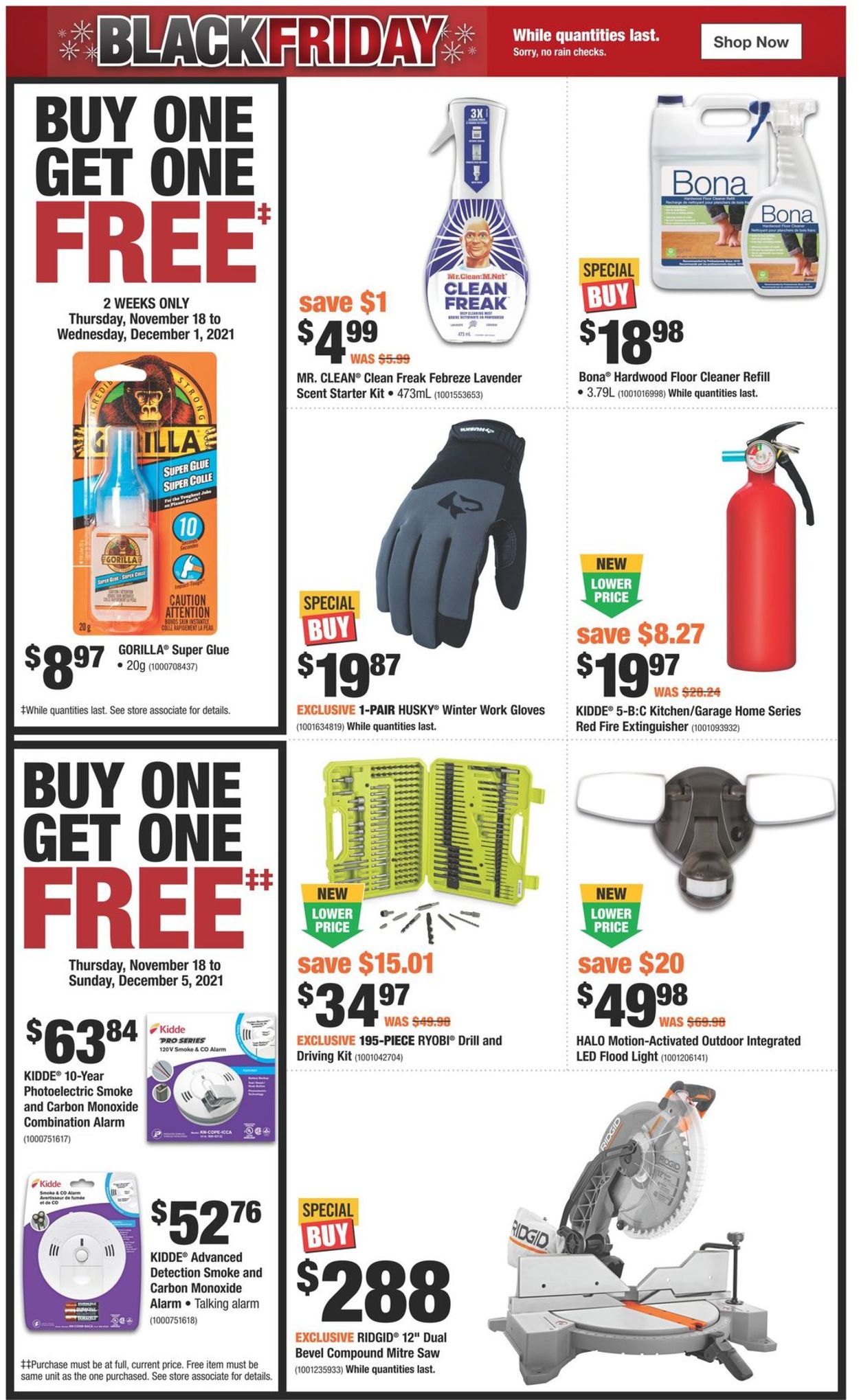 Home Depot BLACK FRIDAY 2021 Flyer - 11/18-11/24/2021 (Page 3)