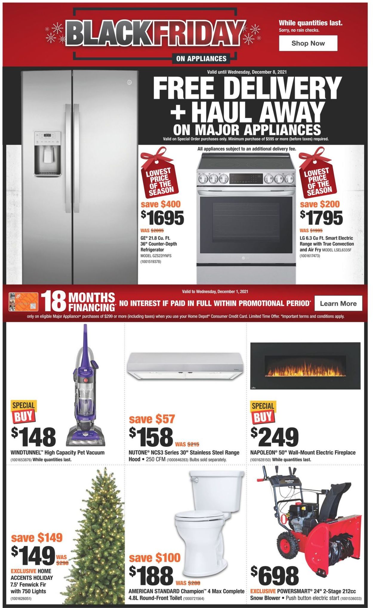 Home Depot BLACK FRIDAY 2021 Flyer - 11/25-12/01/2021 (Page 2)