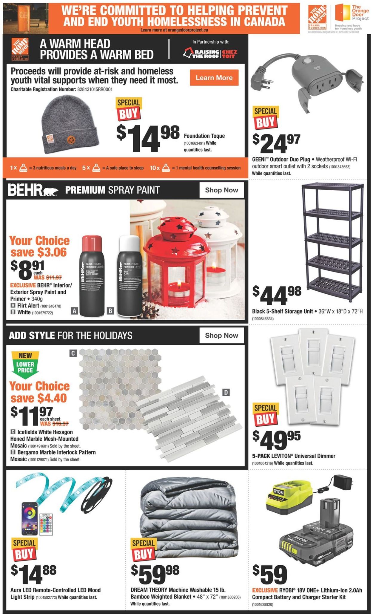 Home Depot BLACK FRIDAY 2021 Flyer - 11/25-12/01/2021 (Page 6)