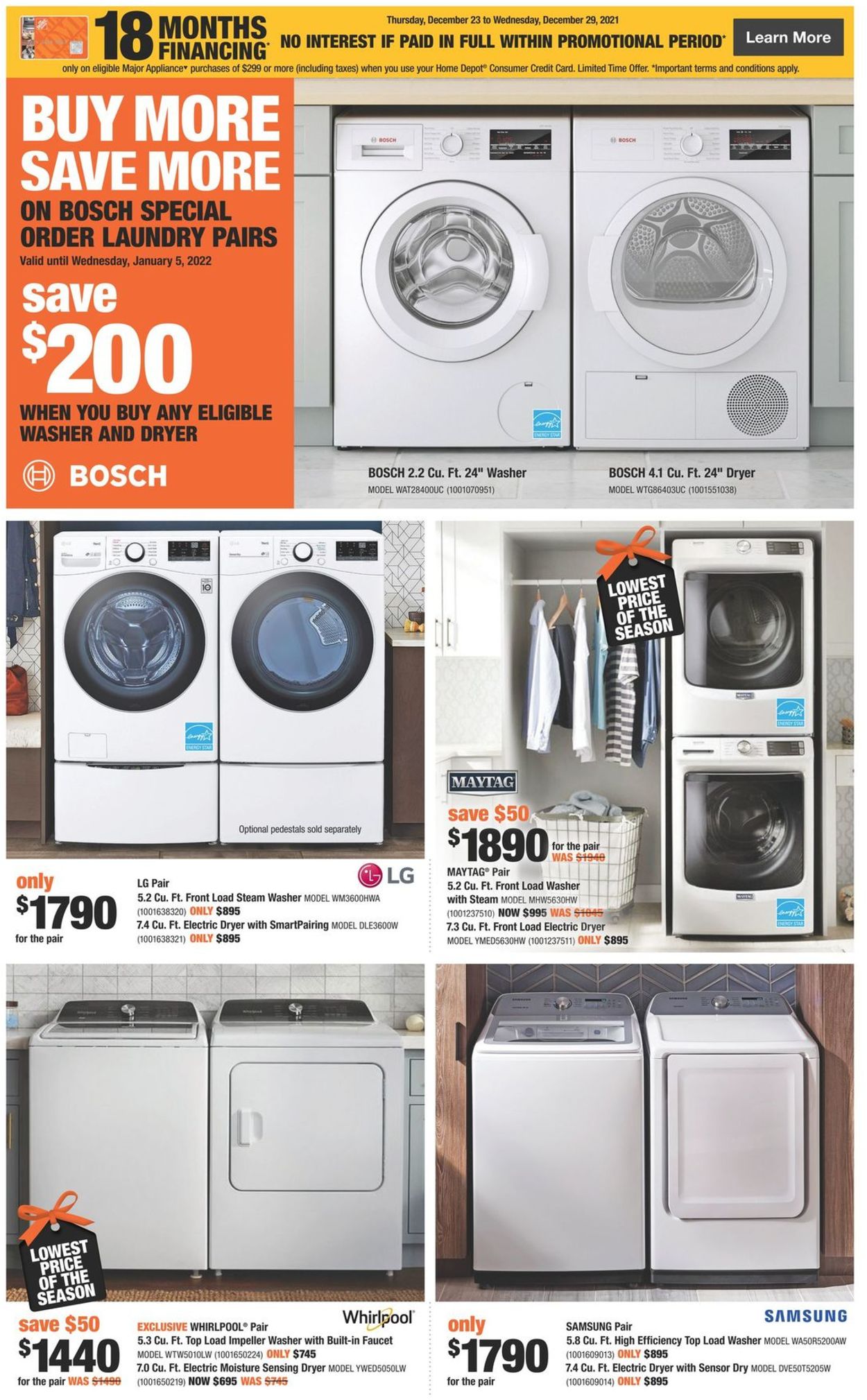 Home Depot HOLIDAYS 2021 Flyer - 12/23-12/29/2021 (Page 8)