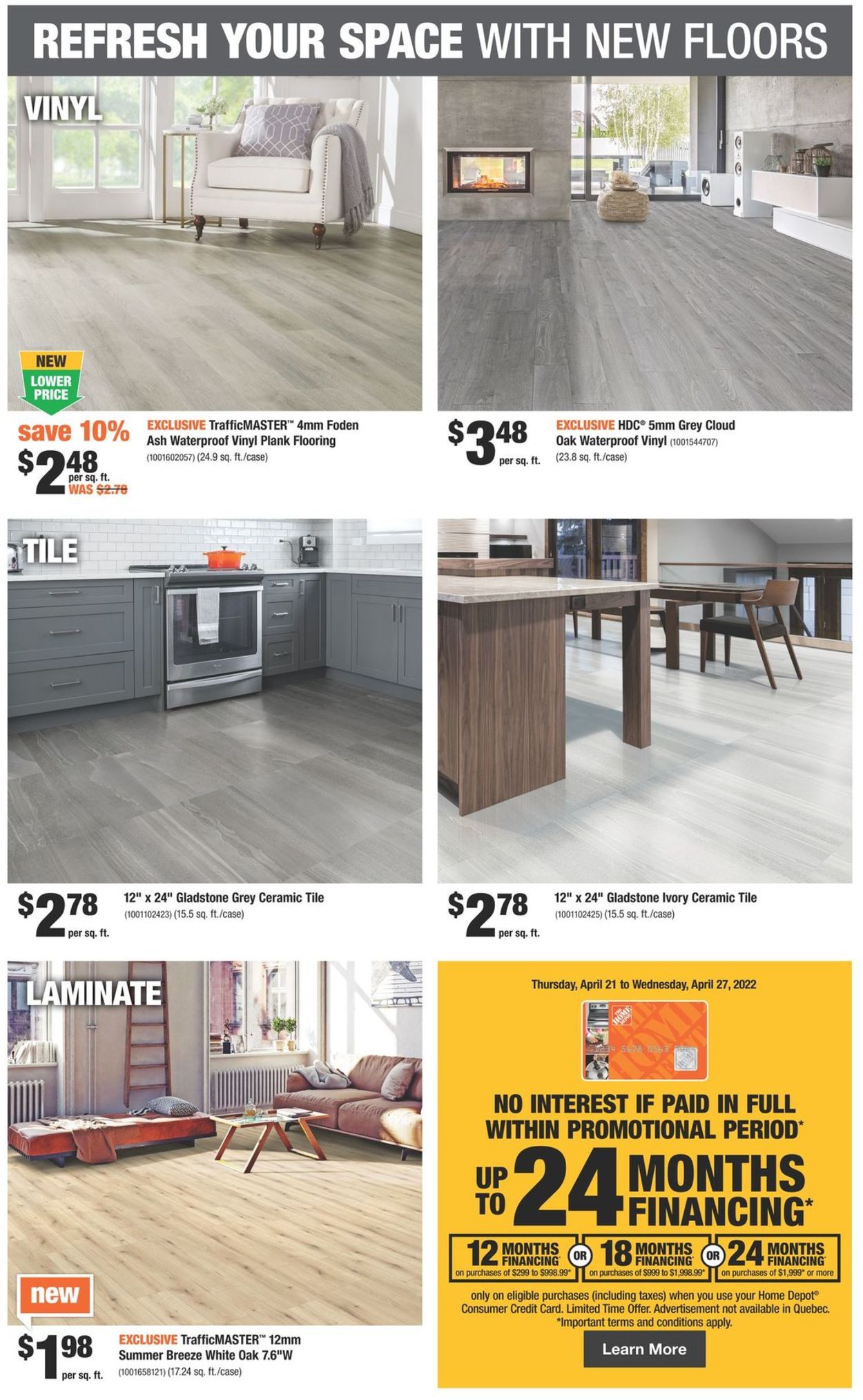 Home Depot Flyer - 04/21-04/27/2022 (Page 23)