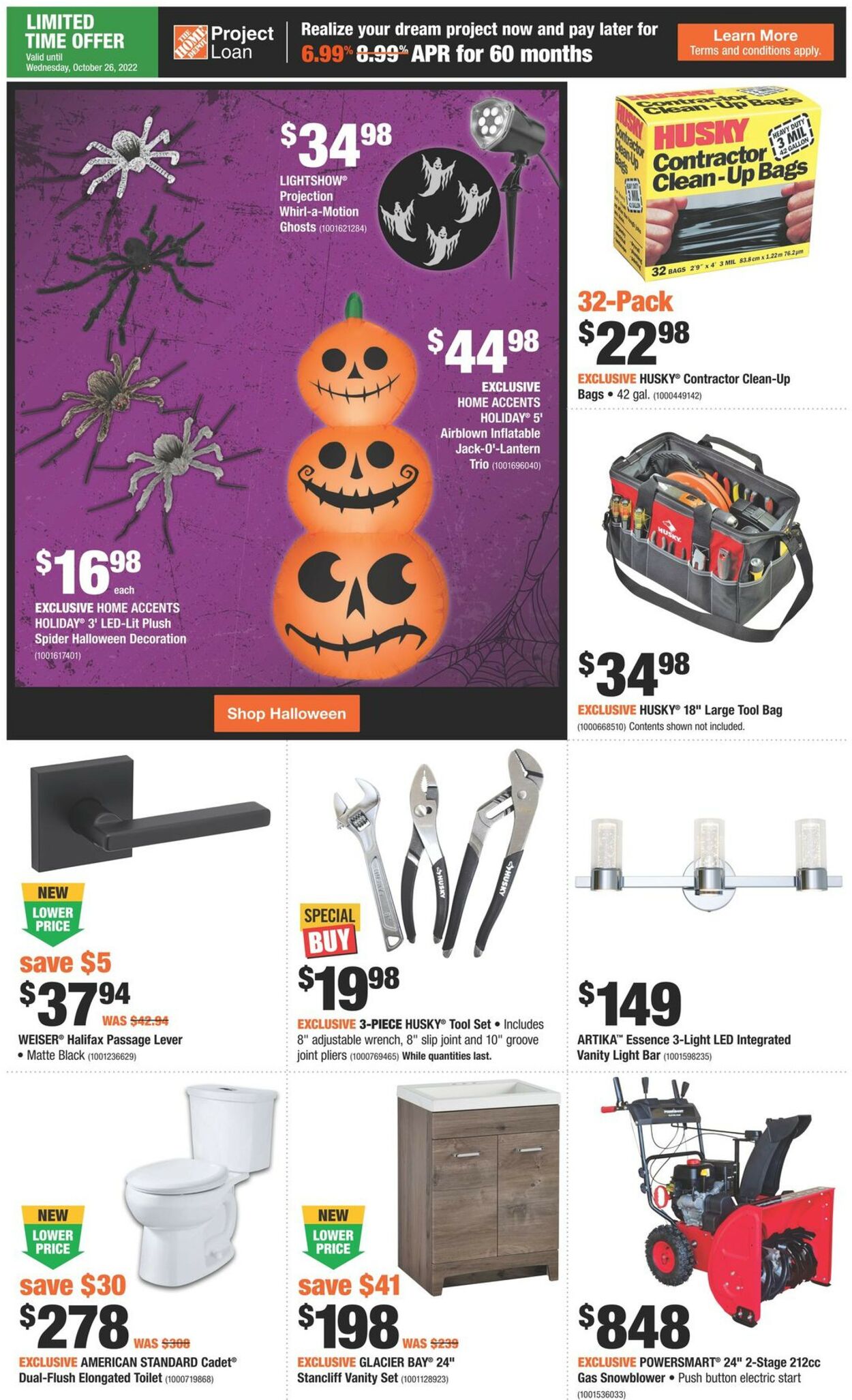 Home Depot Flyer - 09/29-10/05/2022 (Page 4)