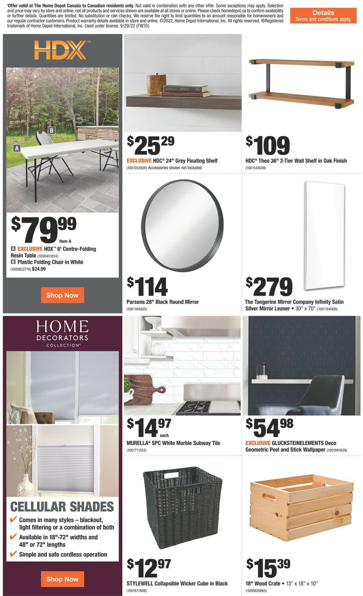 Home Depot Flyer - 09/29-10/05/2022 (Page 12)