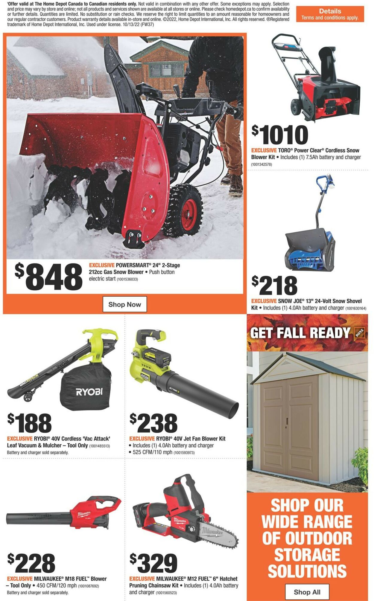 Home Depot Flyer - 10/13-10/19/2022 (Page 16)