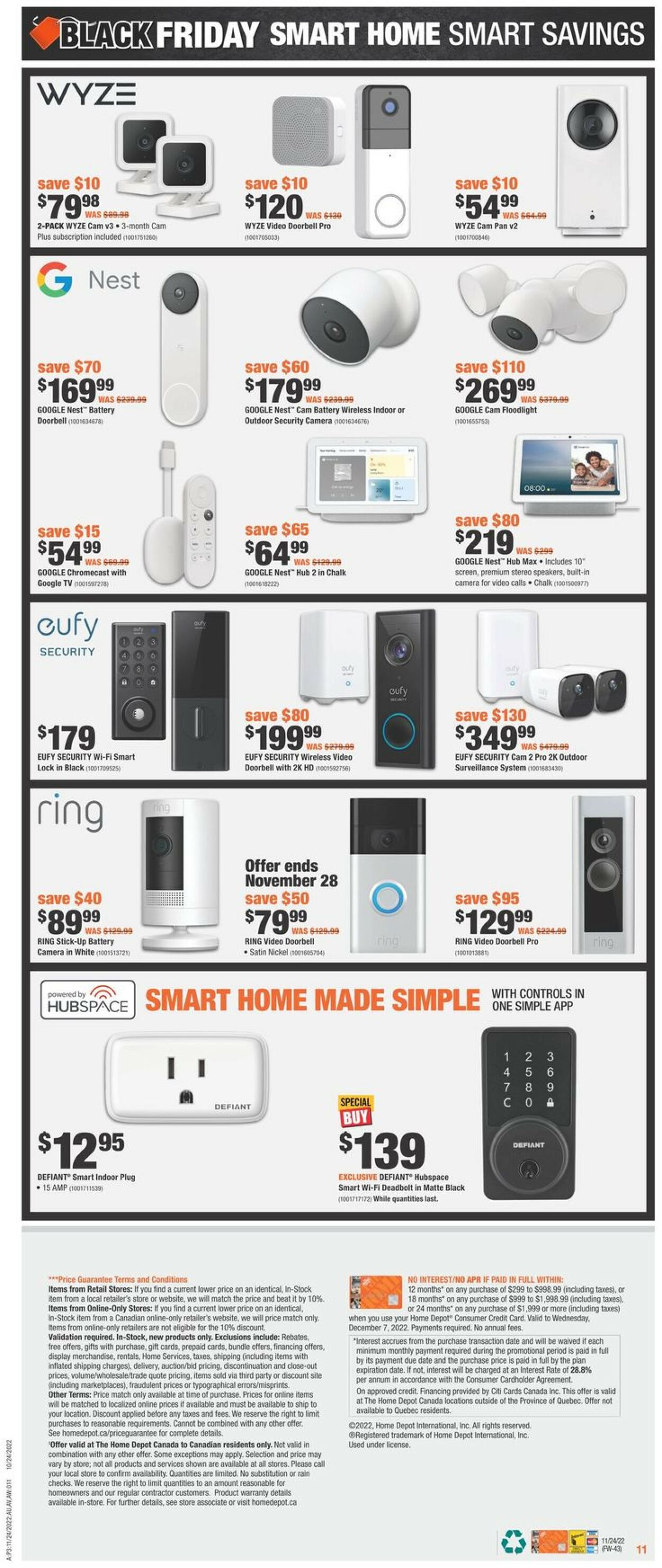 Home Depot Flyer - 11/24-11/30/2022 (Page 7)