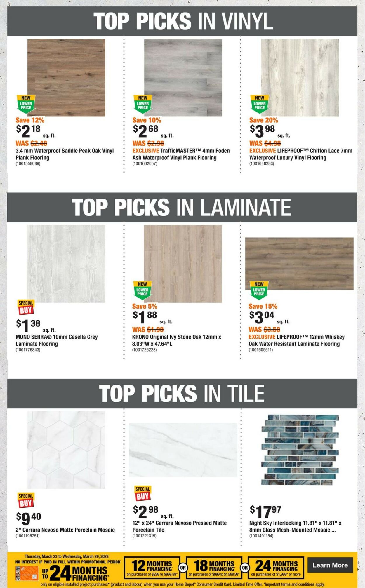 Home Depot Flyer - 03/23-03/29/2023 (Page 15)