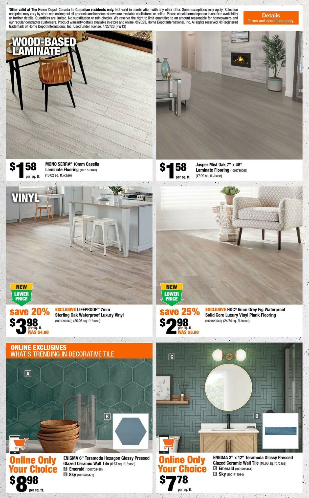 Home Depot Flyer - 04/27-05/03/2023 (Page 23)
