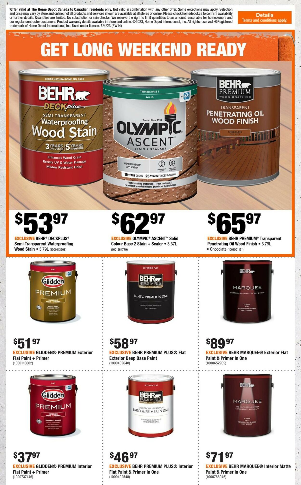 Home Depot Flyer - 05/04-05/10/2023 (Page 20)